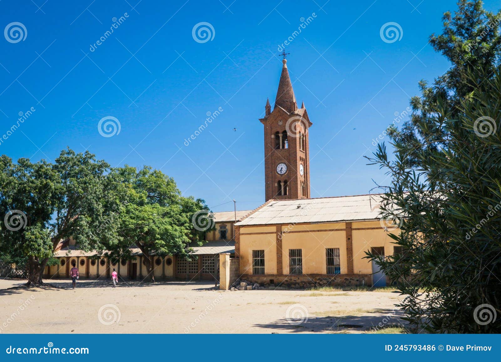 view to the catholic eparchy in keren