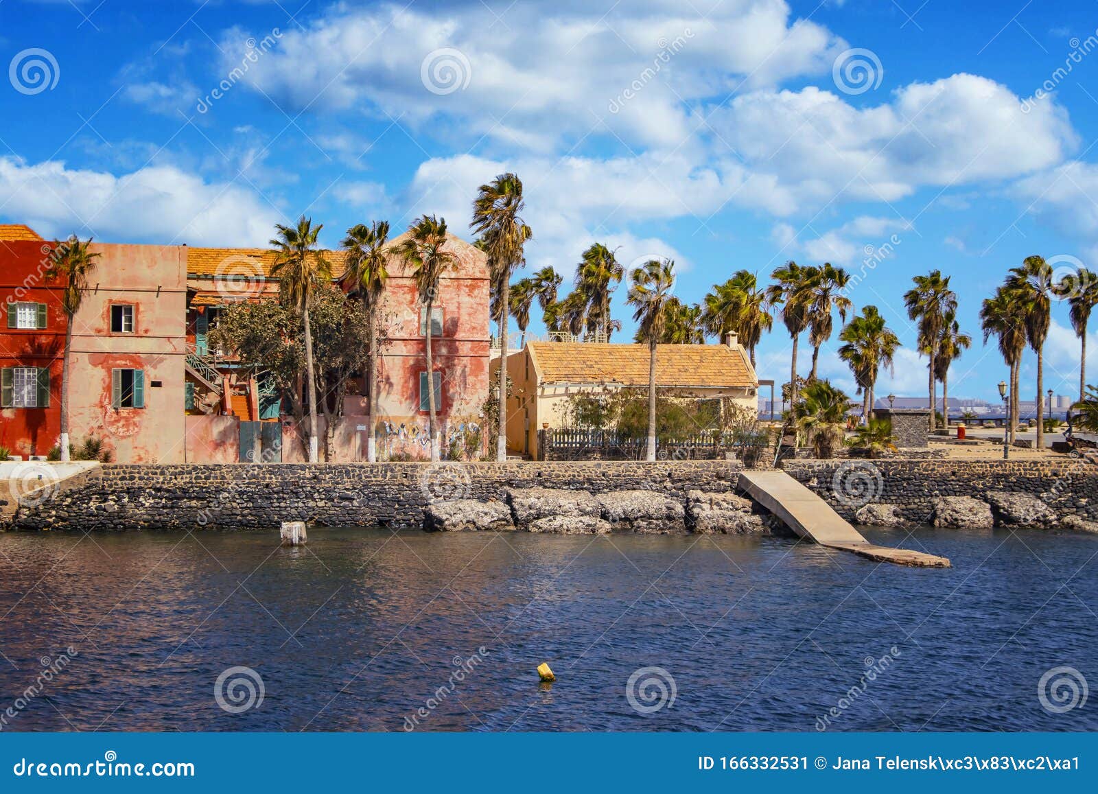 View To Historic City at the Goree in Dakar, Senegal. it is Small Island Near Dakar Stock Image - Image of house, africa: 166332531