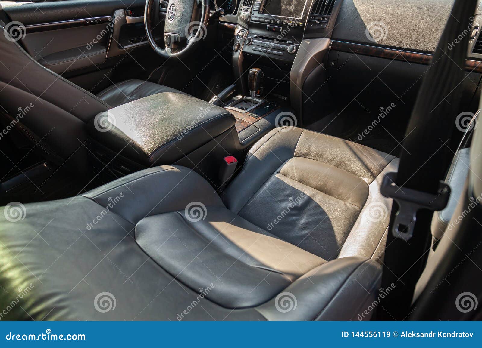 View To The Interior Of Toyota Land Cruiser 200 With