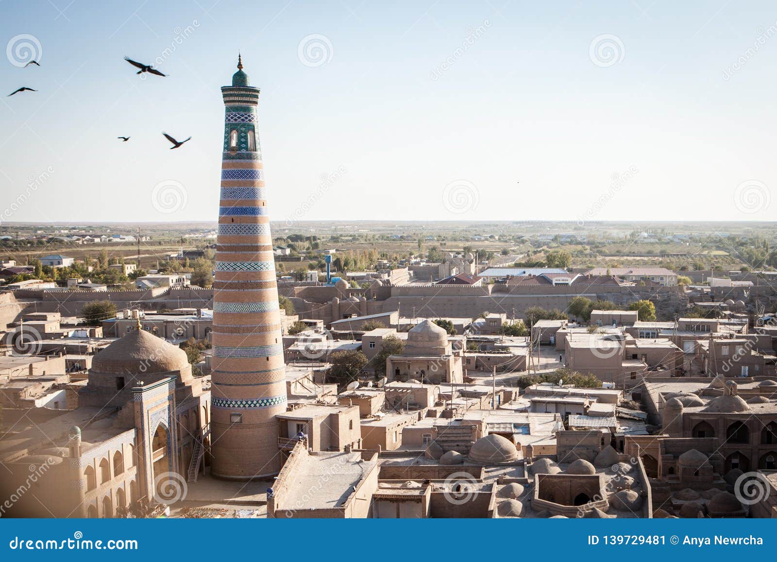 view to islom-hoja minaret