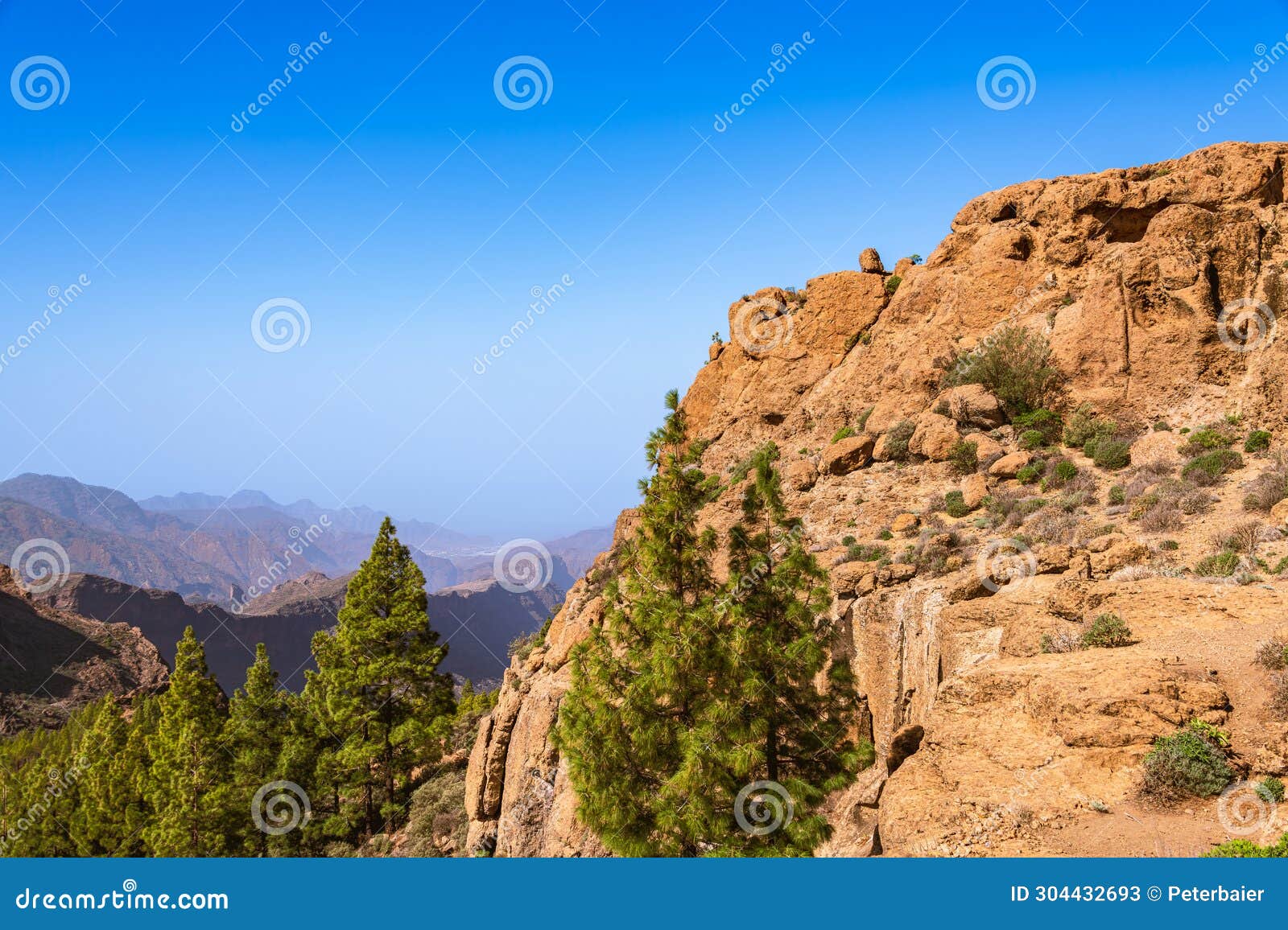 view to la aldea de san nicolas de tolentino