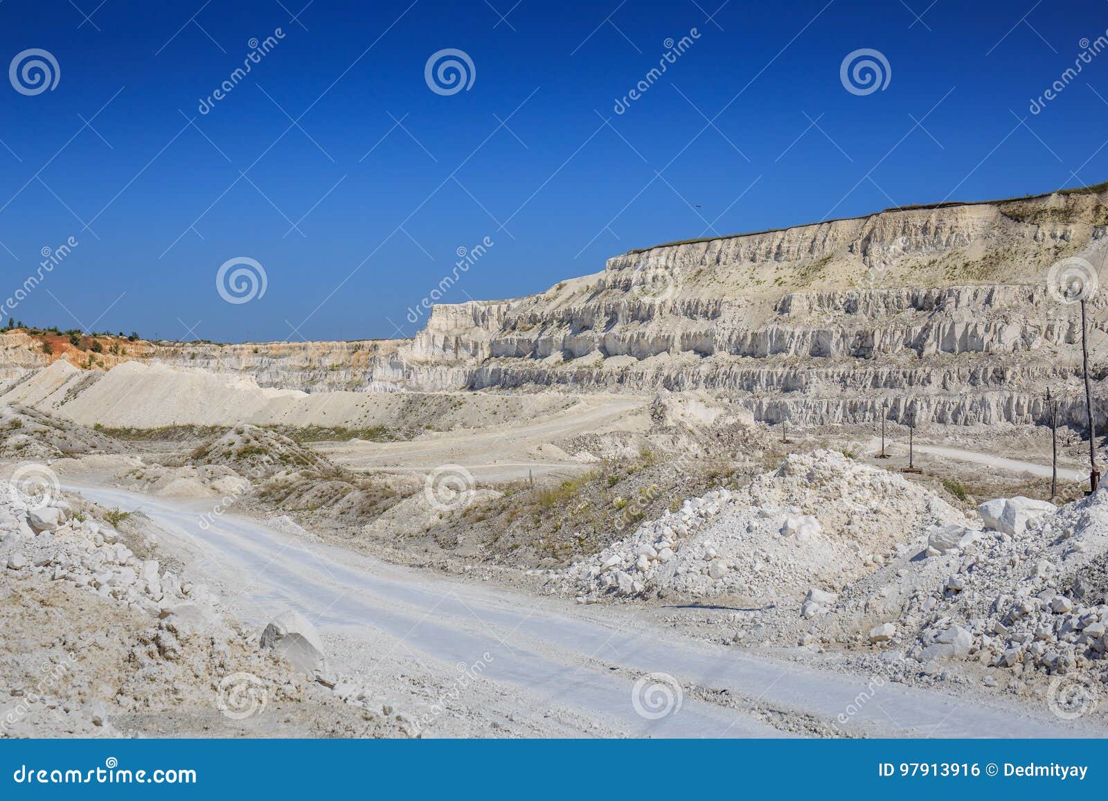 View To a Limestone Quarry in Russia Stock Photo - Image of industry ...