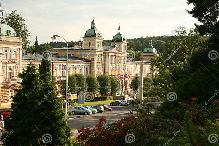 View To Sanatorium. Marienbad Stock Image Image of garden, park 6186389