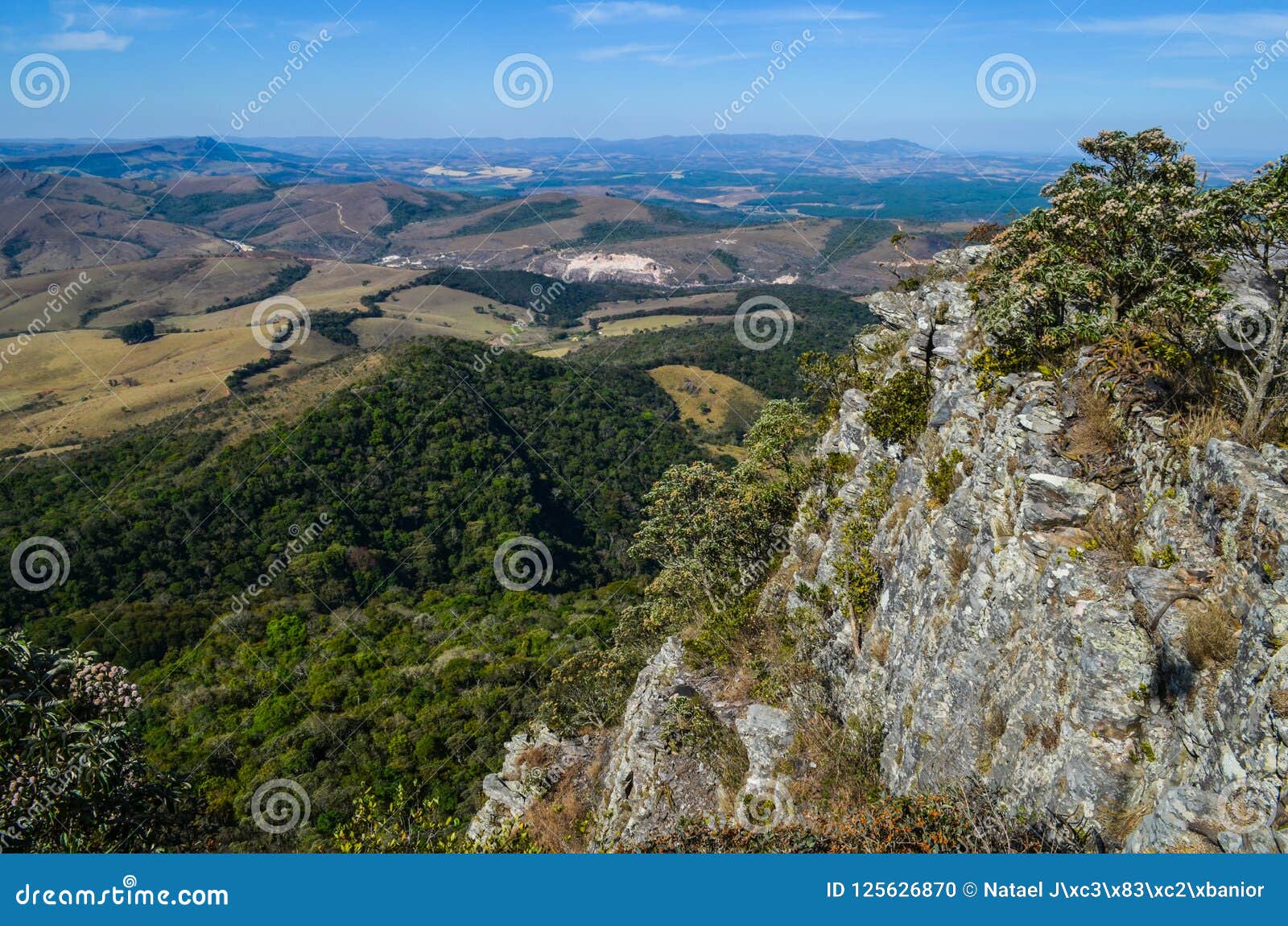 top of mountain is called