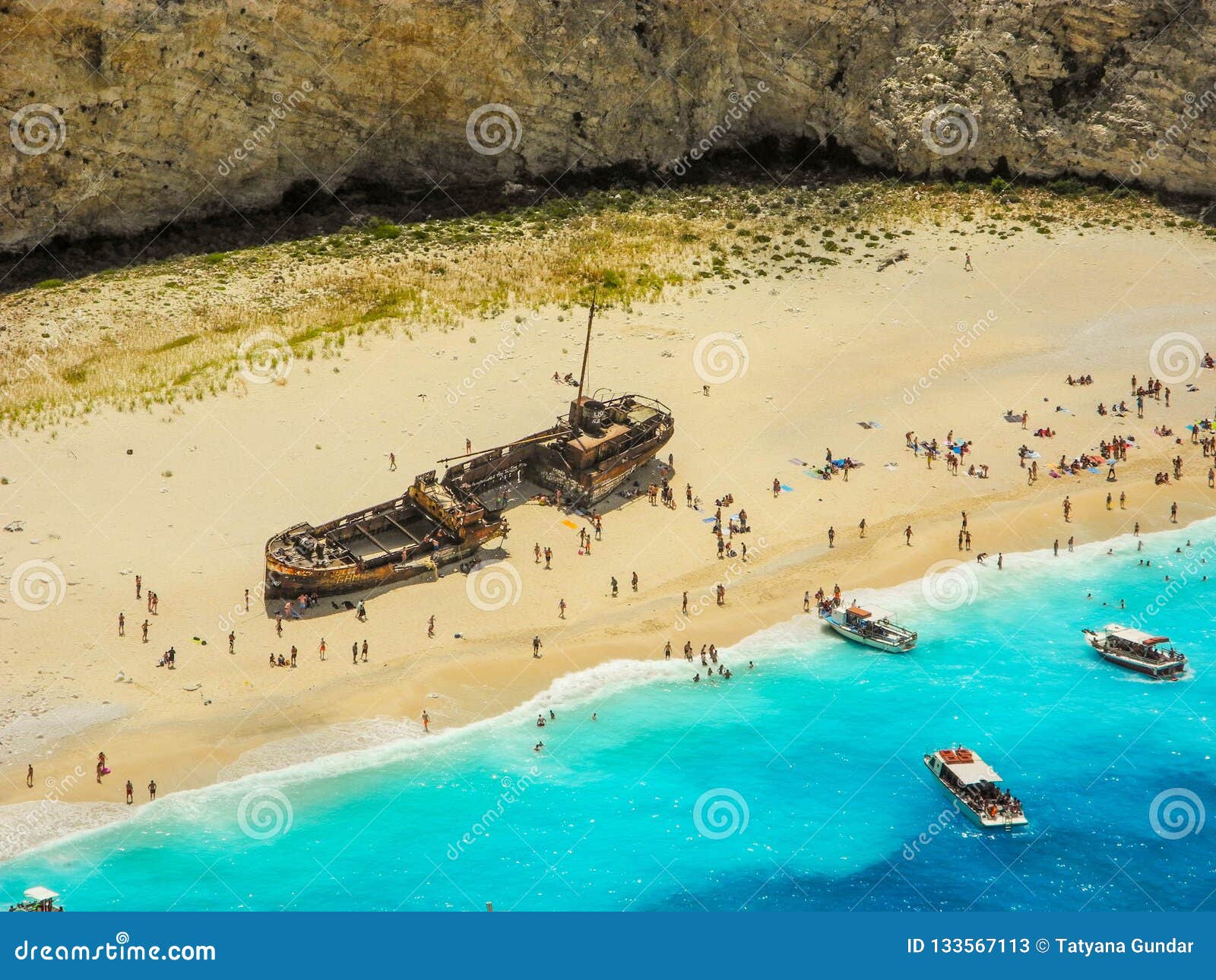 Shipwreck Bay, Zakynthos Island, Greece Stock Image - Image of places ...