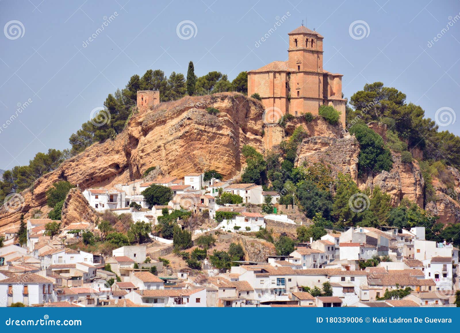 view of the town of montefrÃÂ­o, granada, spain