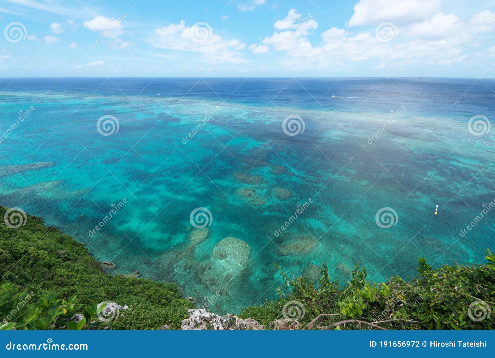 view from triangulation station in irabu island, okinawa