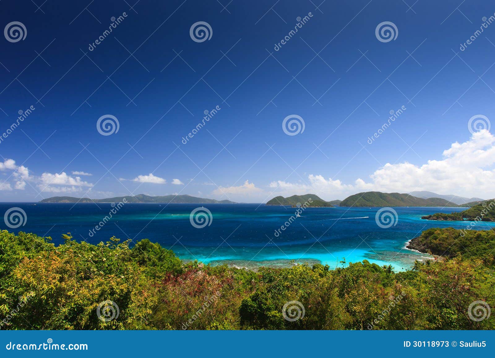 Trunk Bay, St John, USVI stock image. Image of snorkeling - 30118973