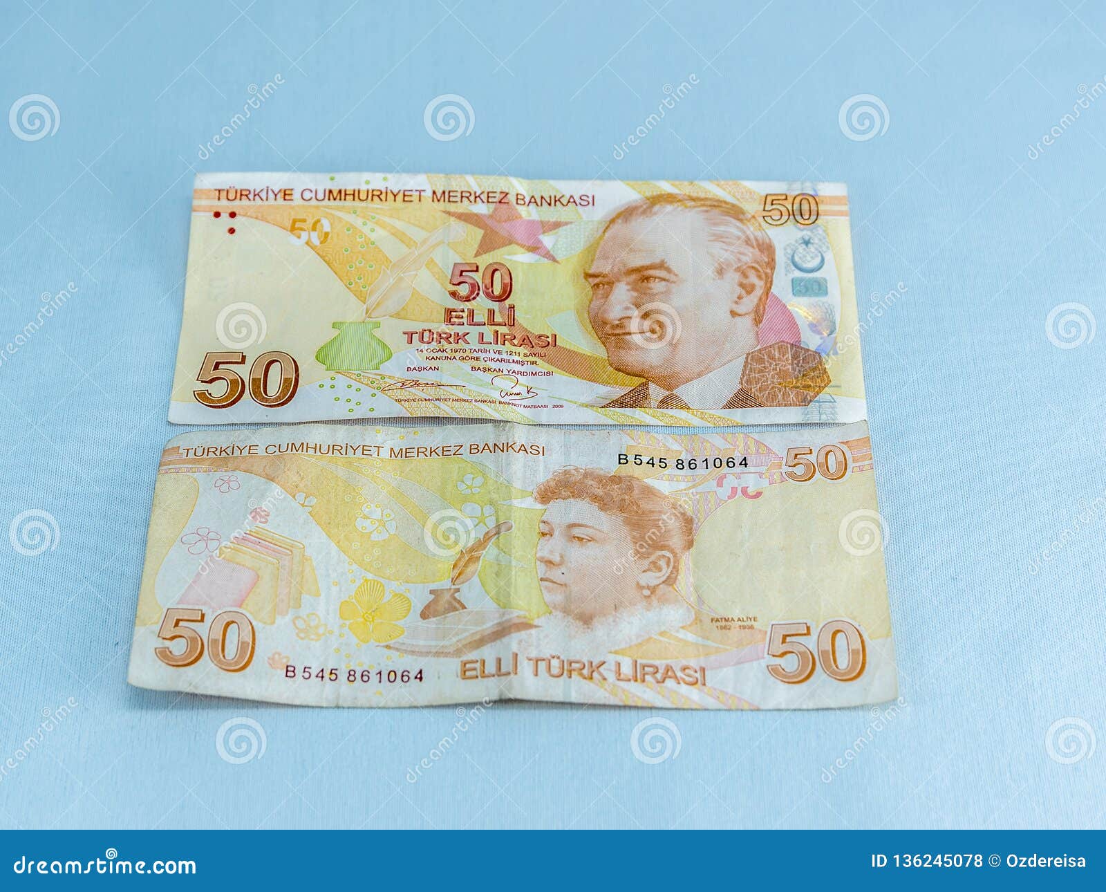 View of Turkish Banknotes in Stack Stock Photo Image of space, background 136245078