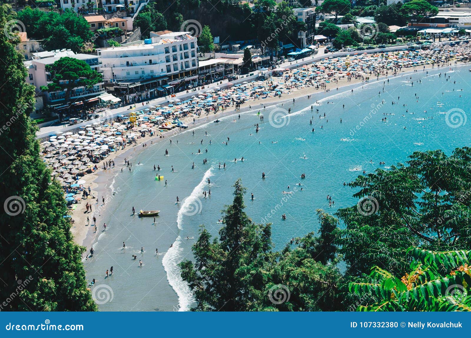 View Of Ulcinj Montenegro Editorial Image Image Of Plaza 107332380