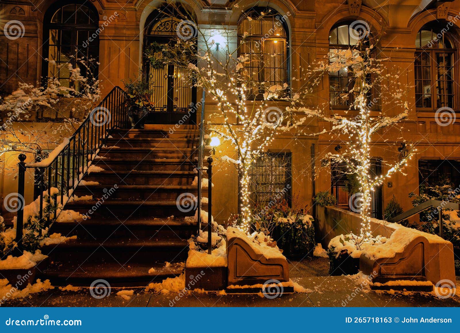 View of Upper East Side Manhattan Stock Image Image of winter