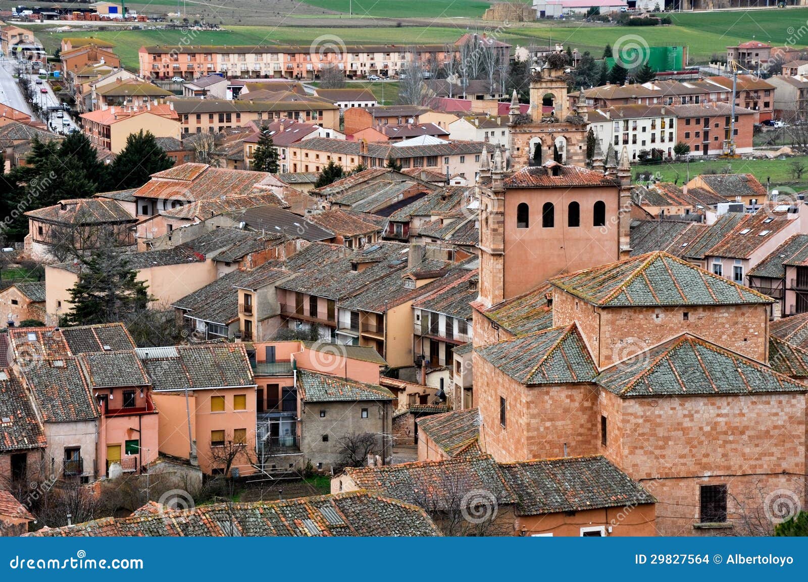 village of ayllon, segovia (spain)