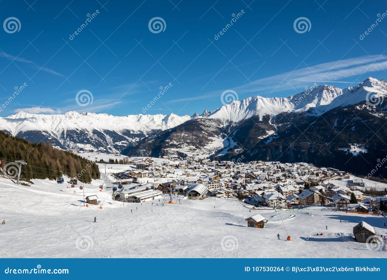Ladis Ladis Xx Video - View on the Village Fiss in the Ski Resort Serfaus Fiss Ladis in Stock  Photo - Image of tree, flag: 107530264