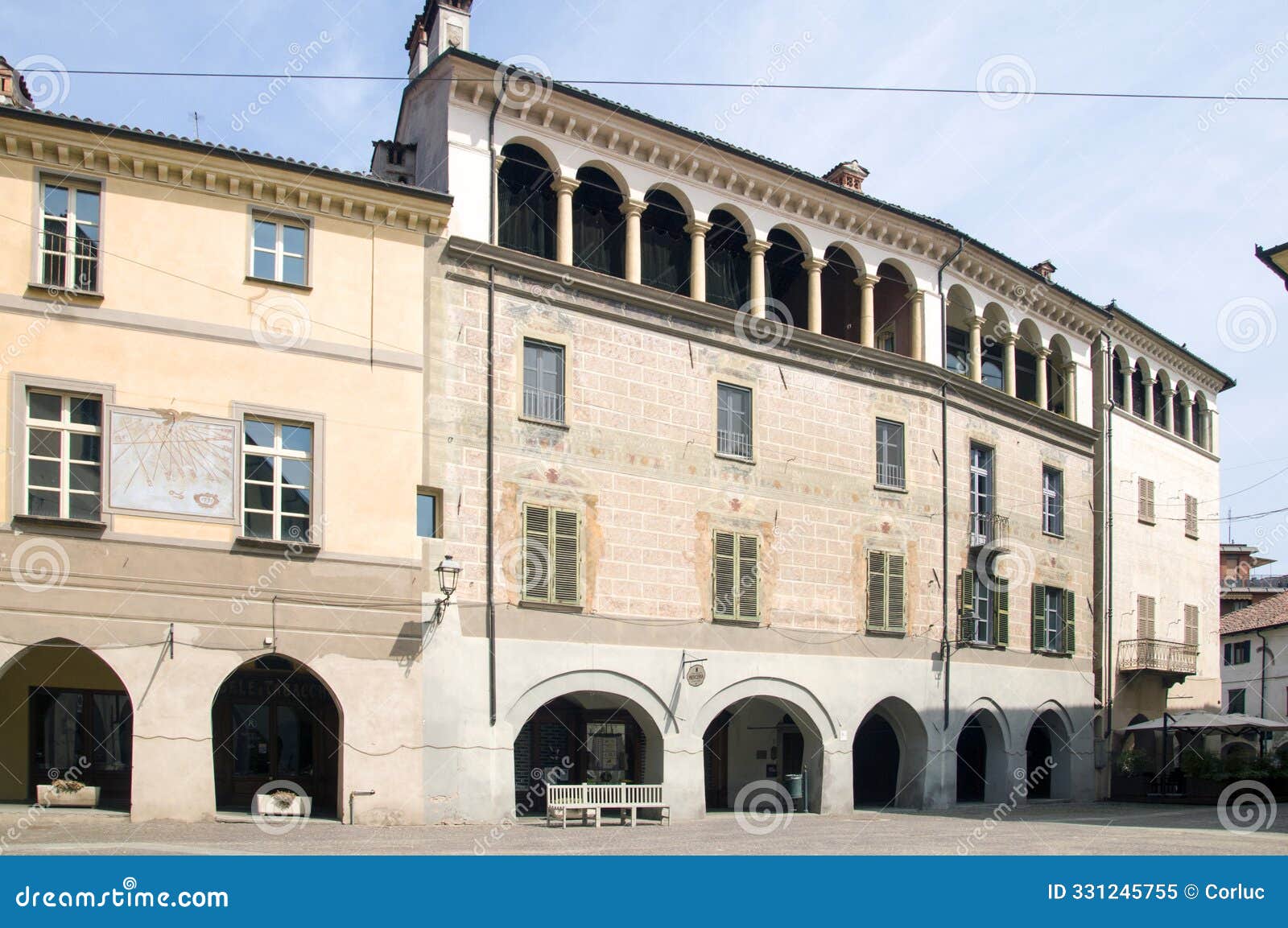 palazzo maccagno located in racconigi, piedmont