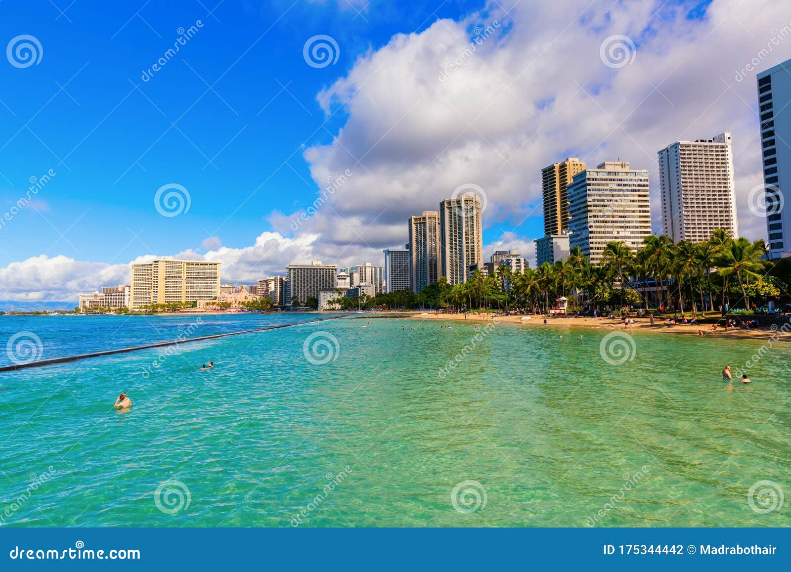 View Of Waikiki Beach Honolulu Hawaii Editorial Photography