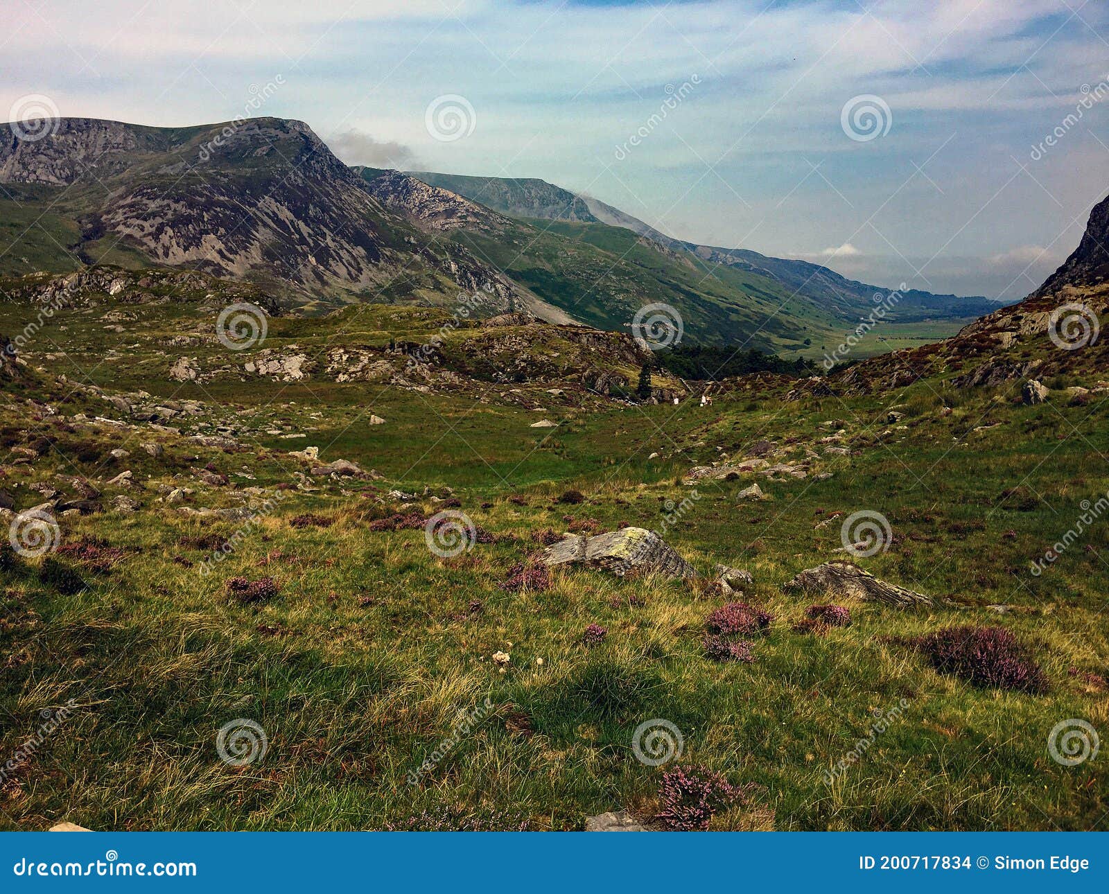 A View of the Welsh Mountains Stock Photo Image of betws, ogwen