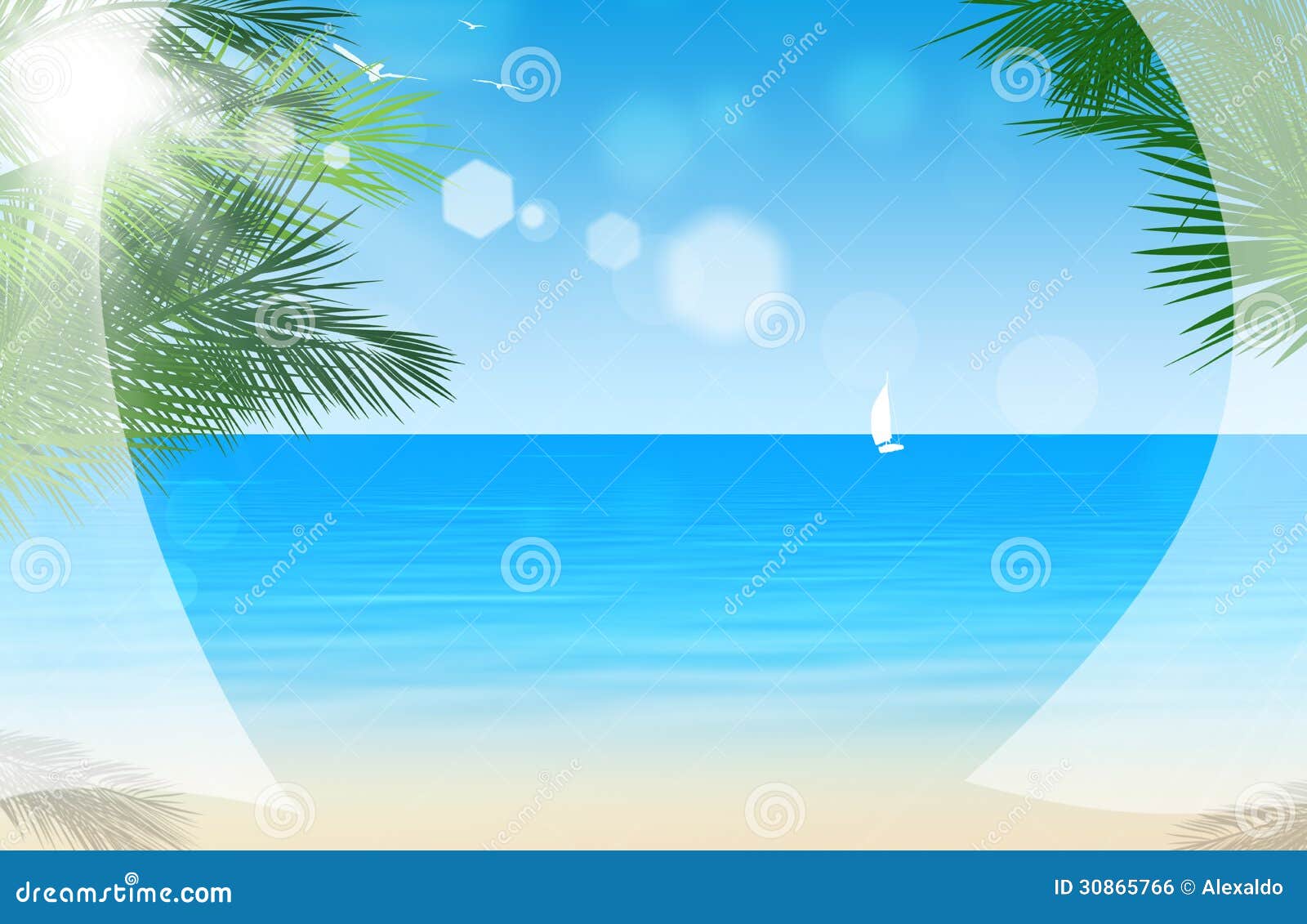 view window curtains tropical beach beautiful white 30865766