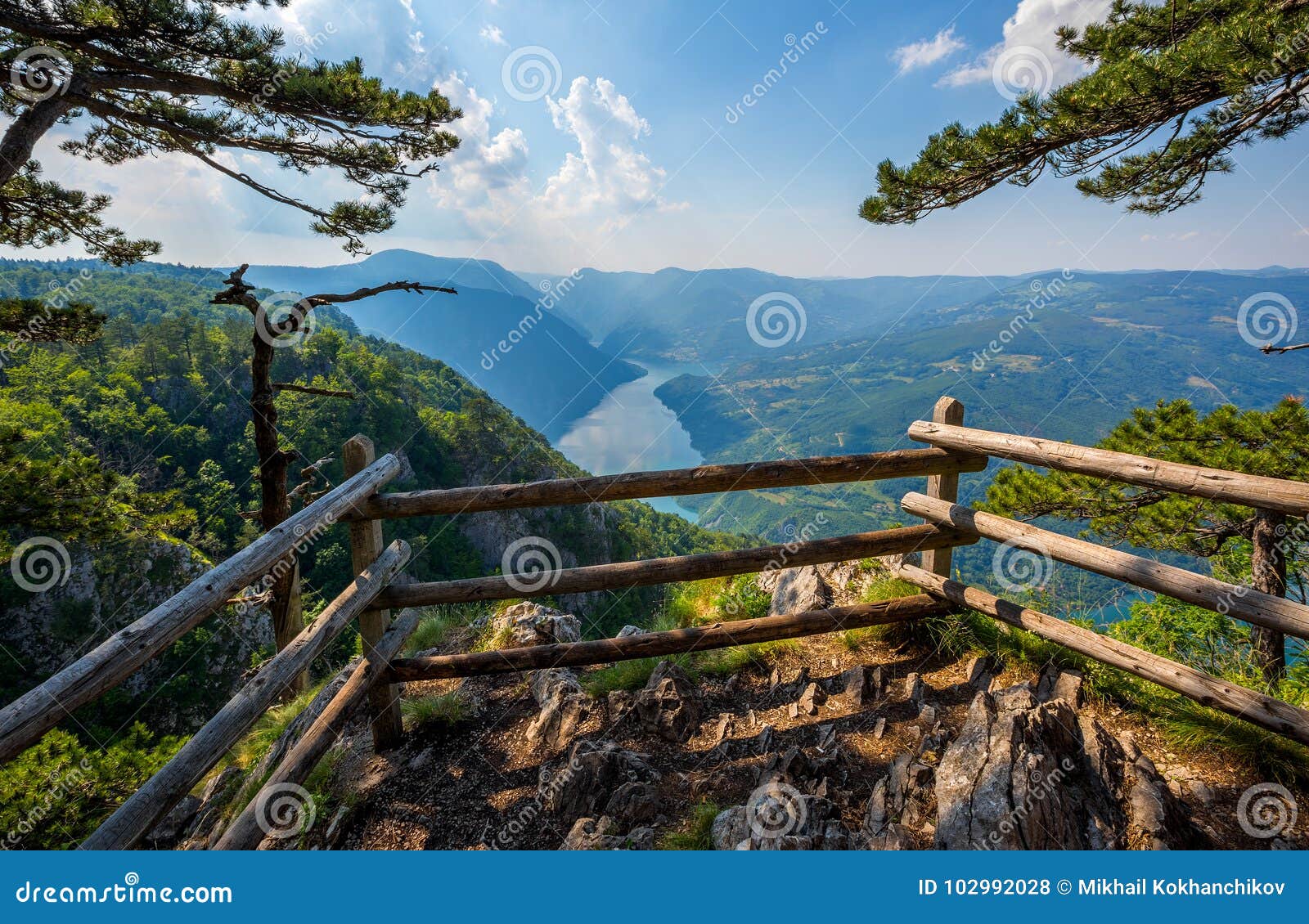 viewpoint banjska stena rock in serbia