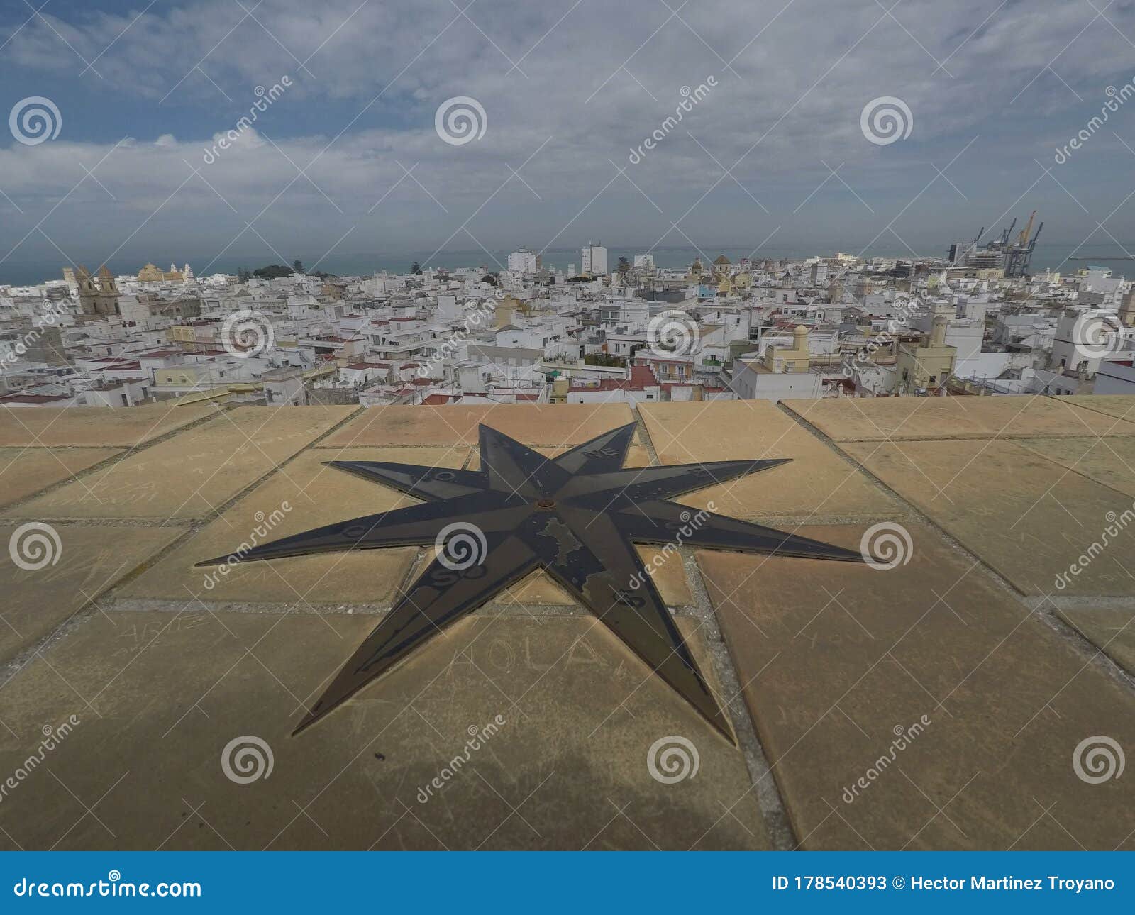 viewpoint os cadiz from tavira tower.