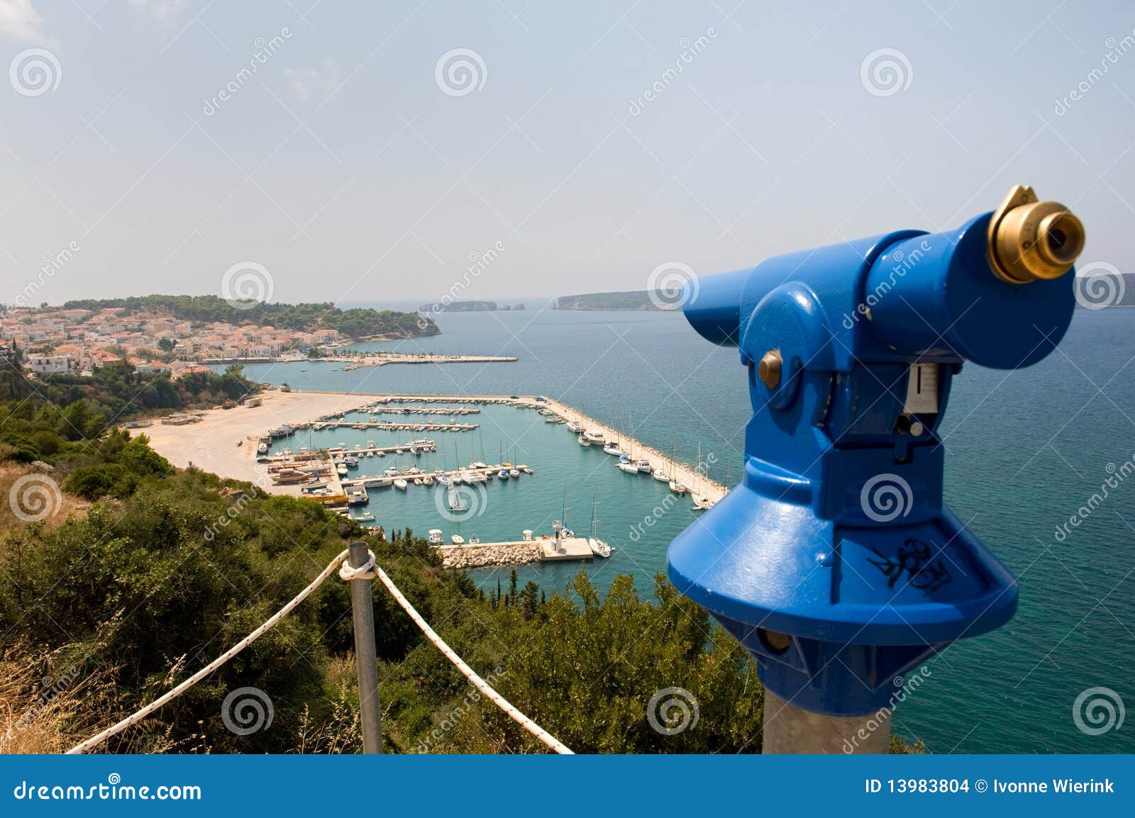 viewpoint at pylos in greece