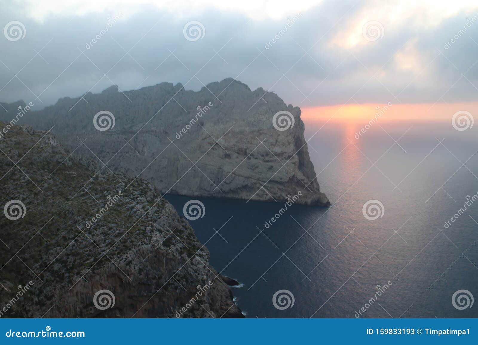 viewpoint to cap formentor, west coast, mallorca