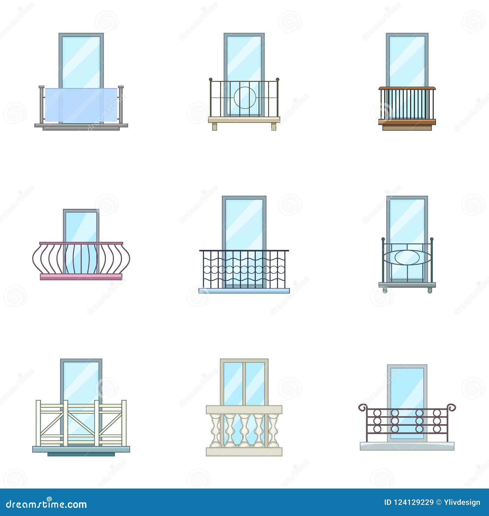 Download Viewport Icons Set, Cartoon Style Stock Vector ...