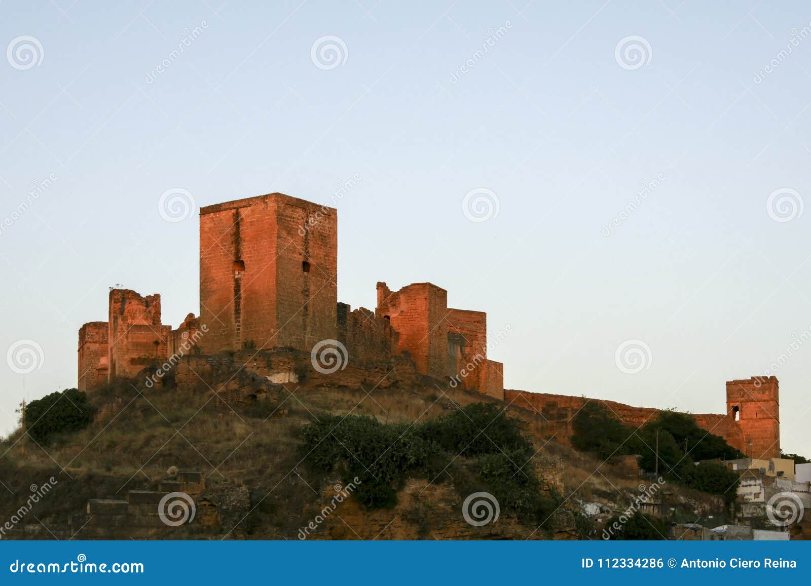 the castle of alcal de guadaira in the province of seville, andalusia