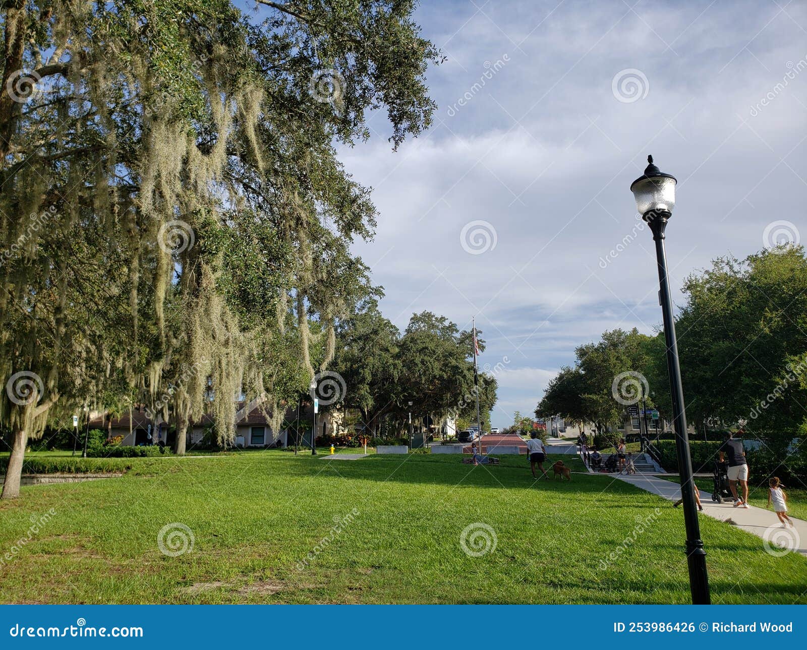 Views of Downtown Clermont, Florida in Summer Editorial Photo Image