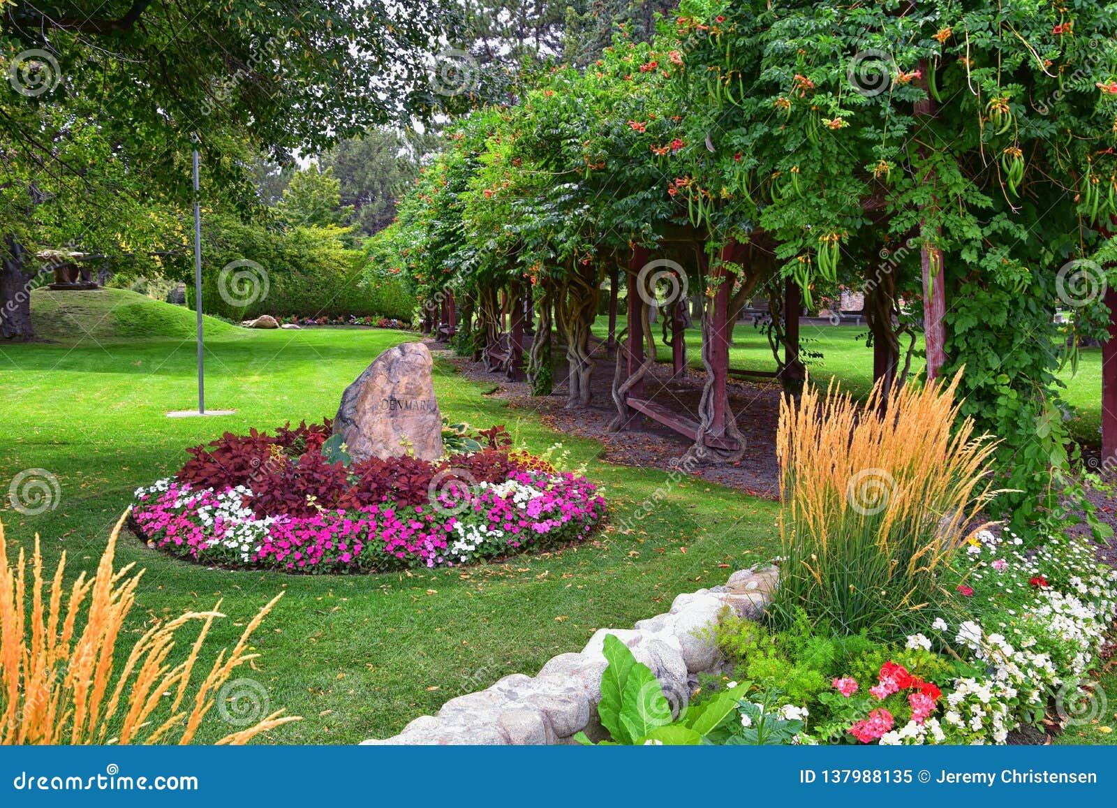 Views From The International Peace Gardens Which Is A Botanical