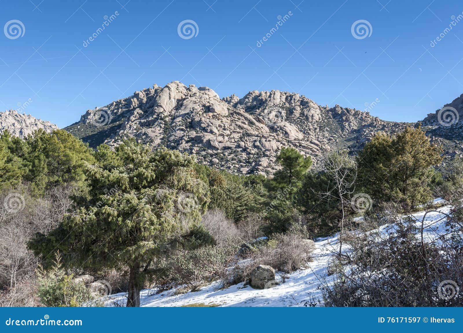 views of la pedriza, madrid, spain