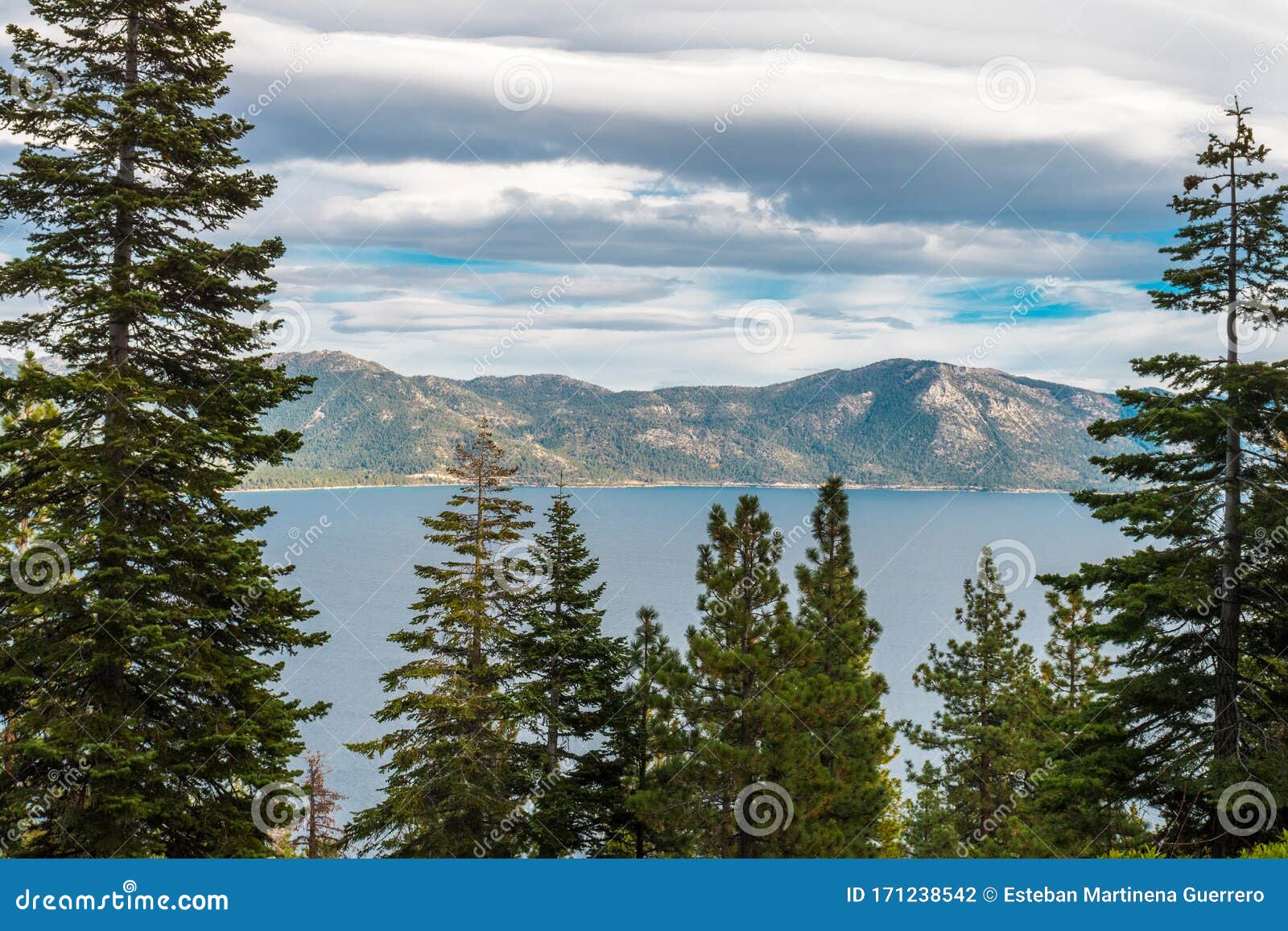 Views of Lake Tahoe from the Stateline Fire Lookout Trailhead Near