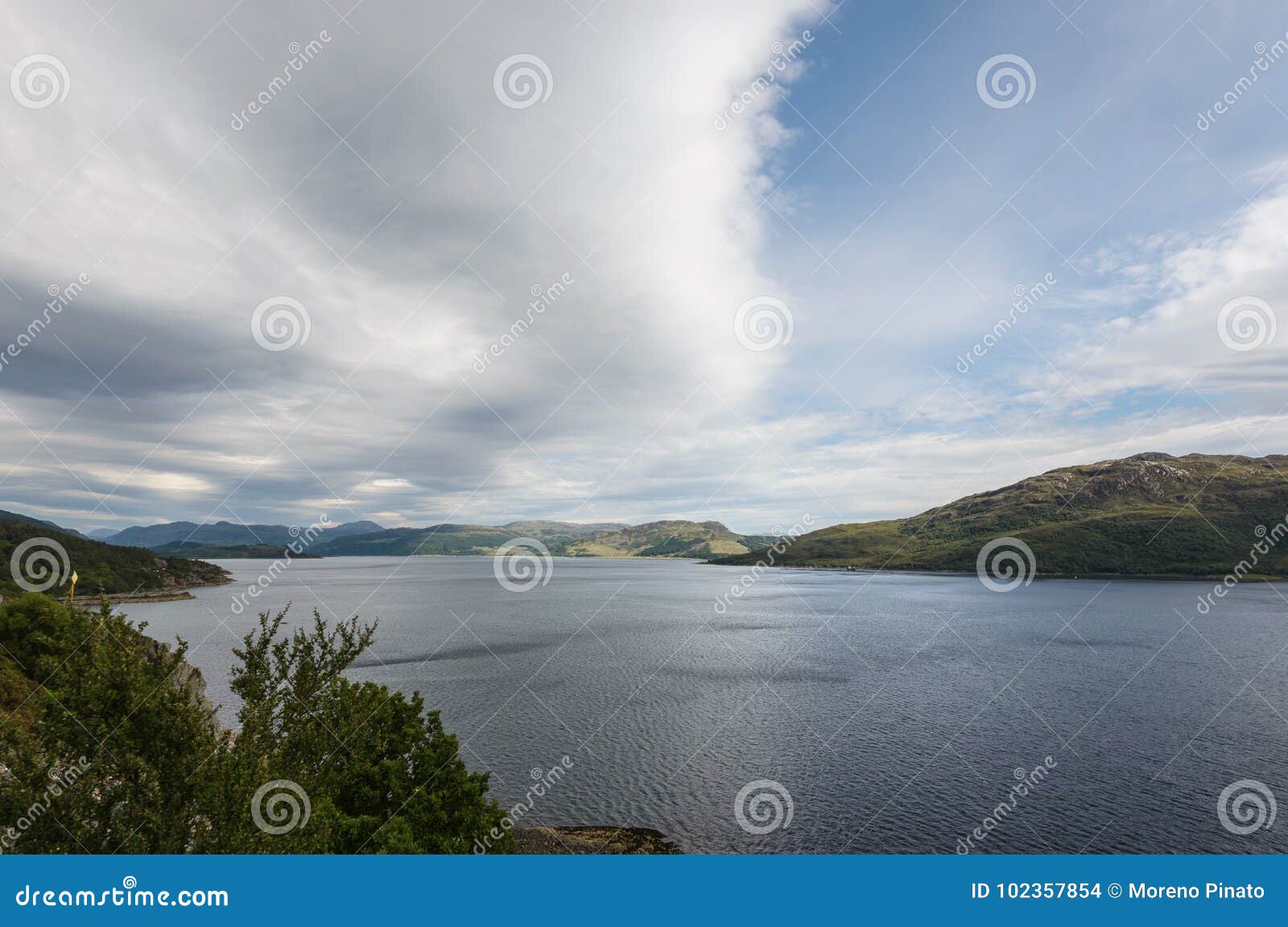 Views loch alsh viewpoint stock photo. Image of highlands - 102357854