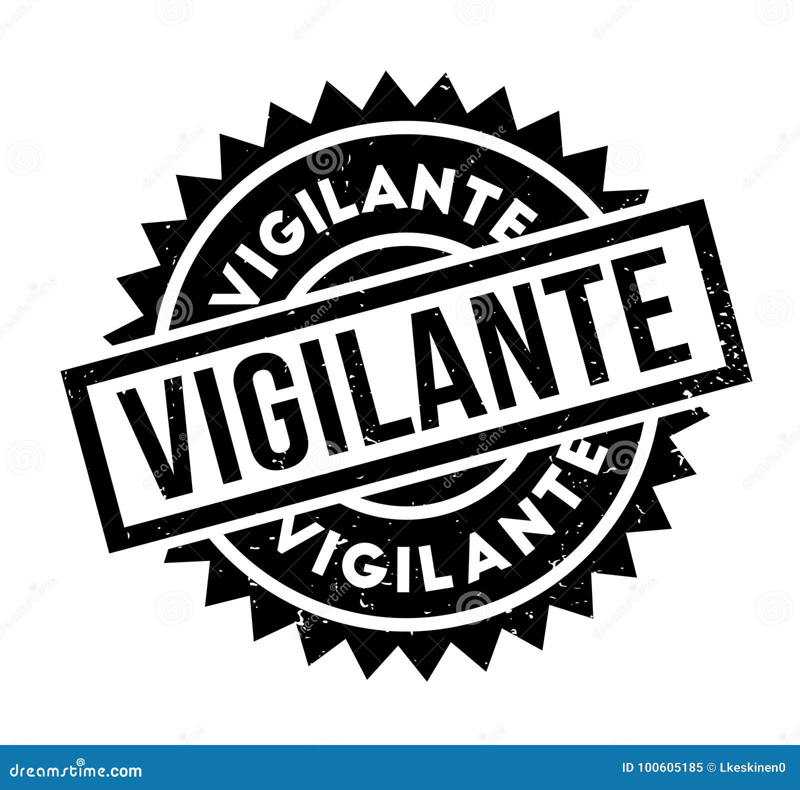 vigilante rubber stamp