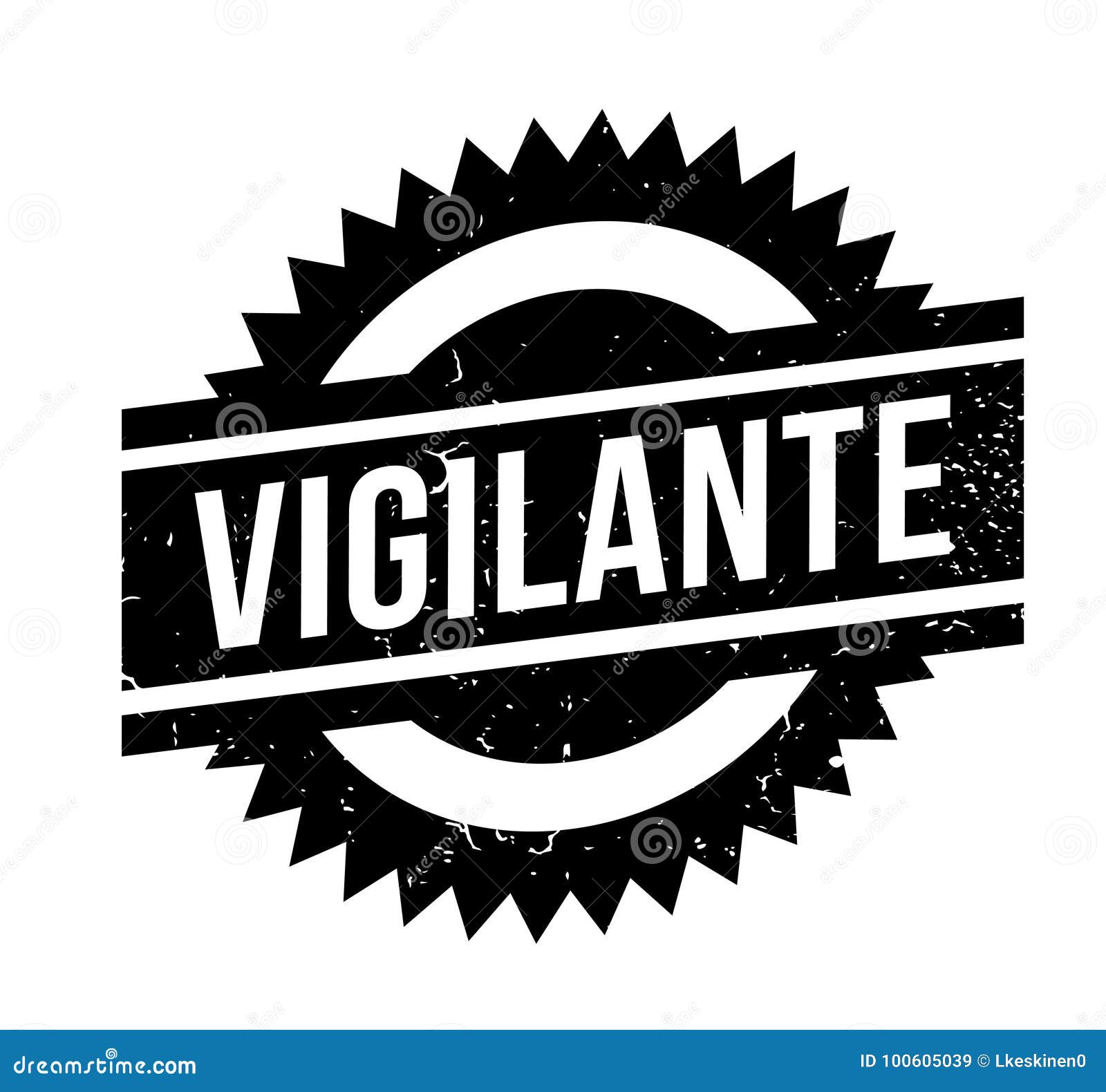 vigilante rubber stamp