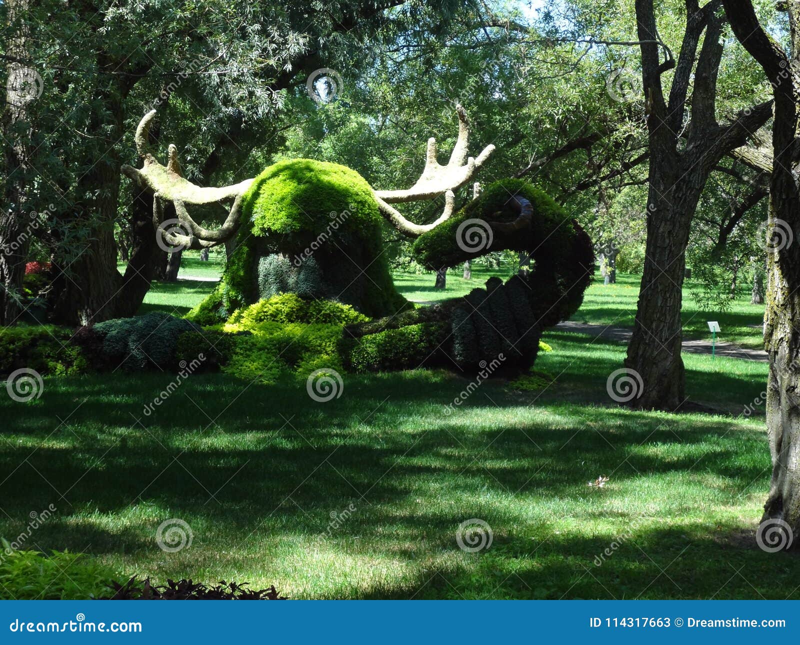Viking In Der Natur Botanischer Garten Von Montreal Kanada