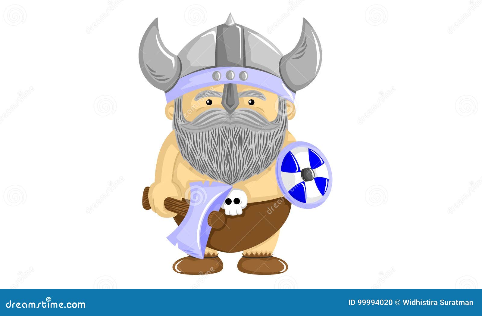 Funny viking stock vector. Illustration of drawing, legend 99994020