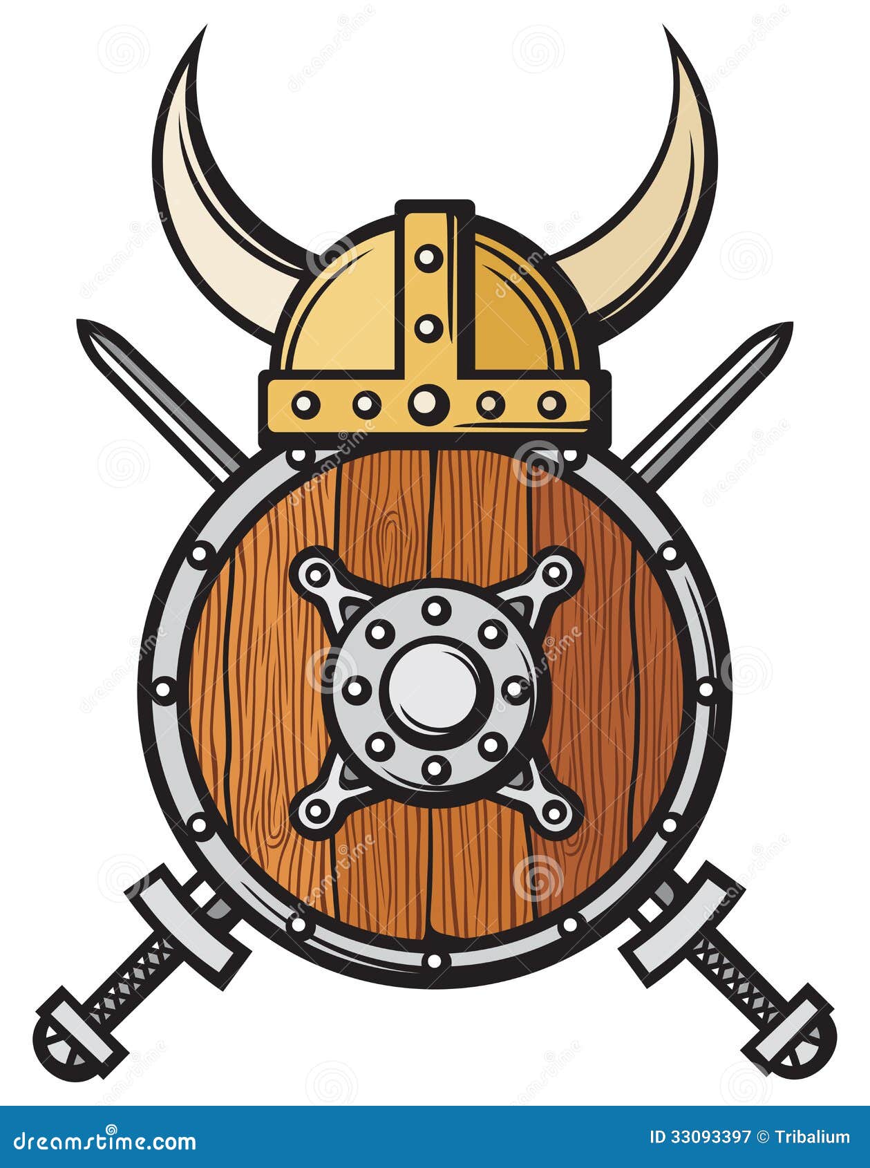 Viking helmet stock vector. Illustration of history ...