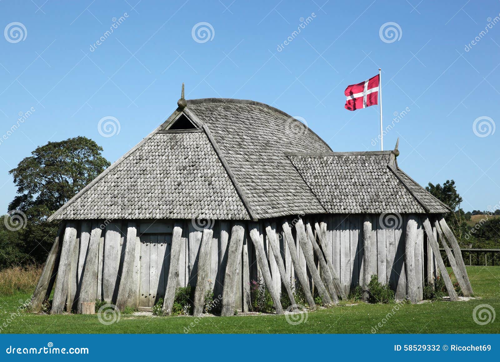 Viking House In The City Of Hobro Stock Photo Image 58529332