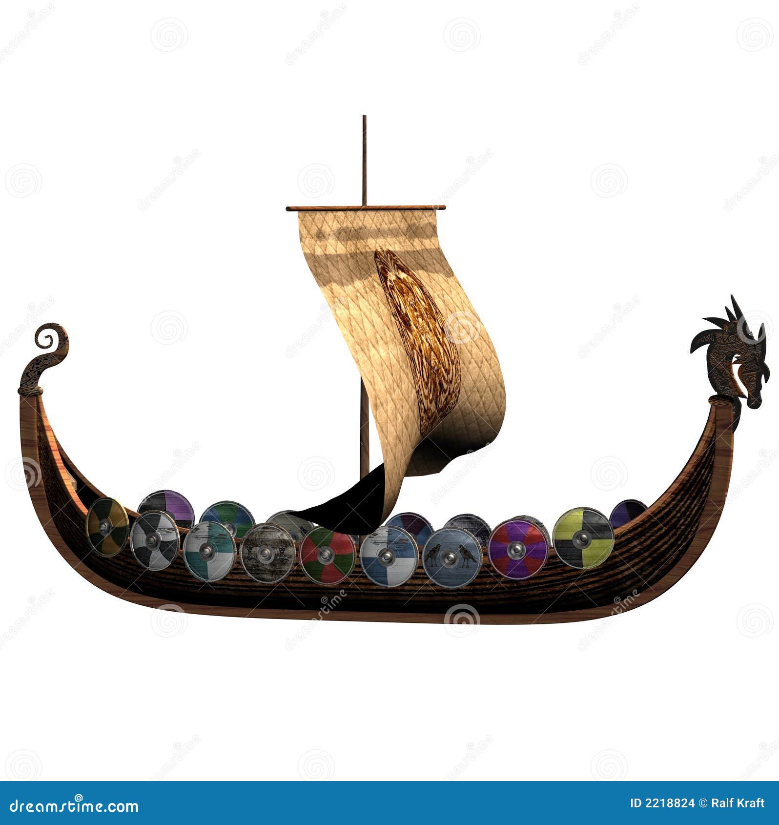 This Viking Ship Stock Images - Image: 2218824
