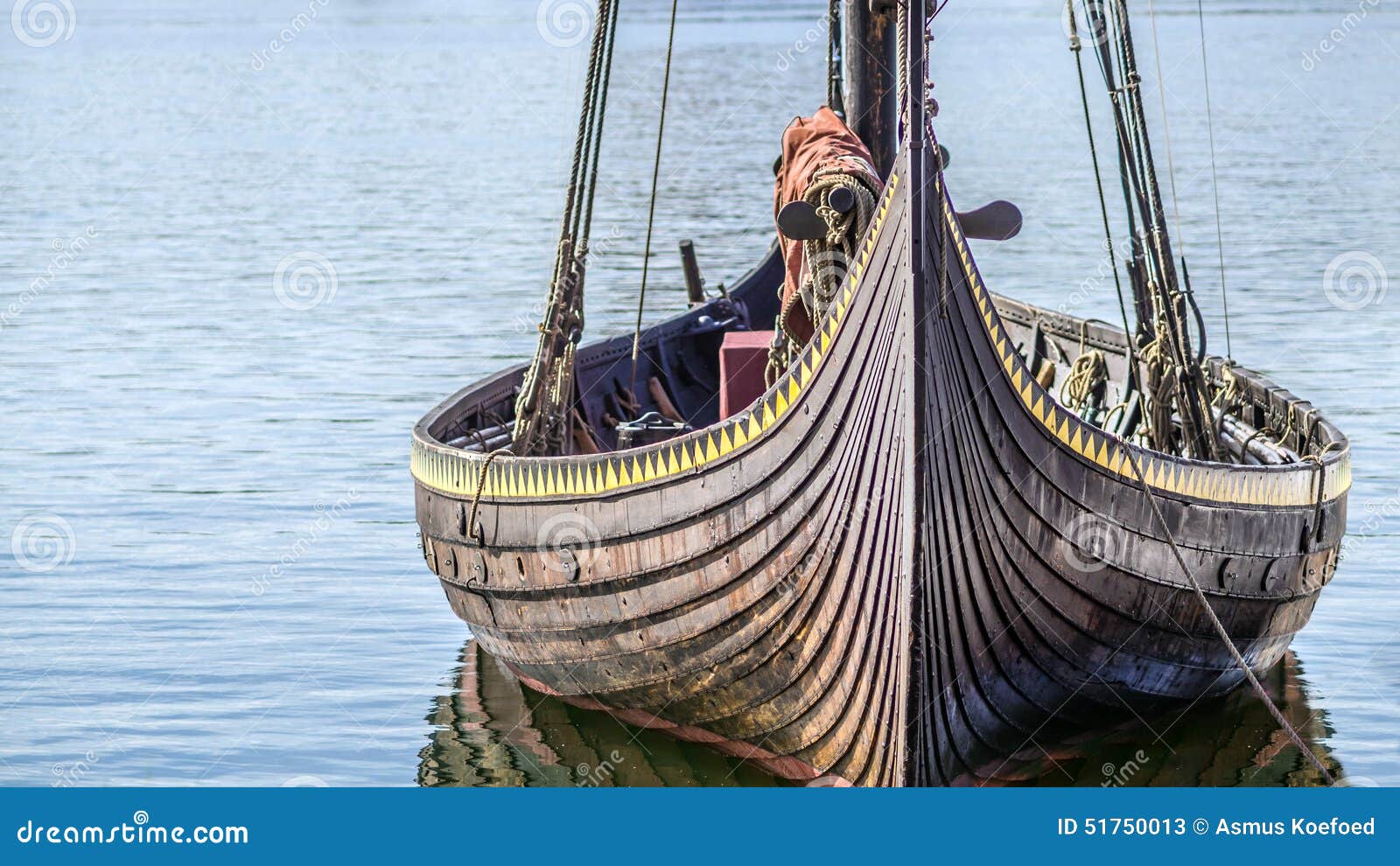 Viking Ship Stock Photo - Image: 51750013