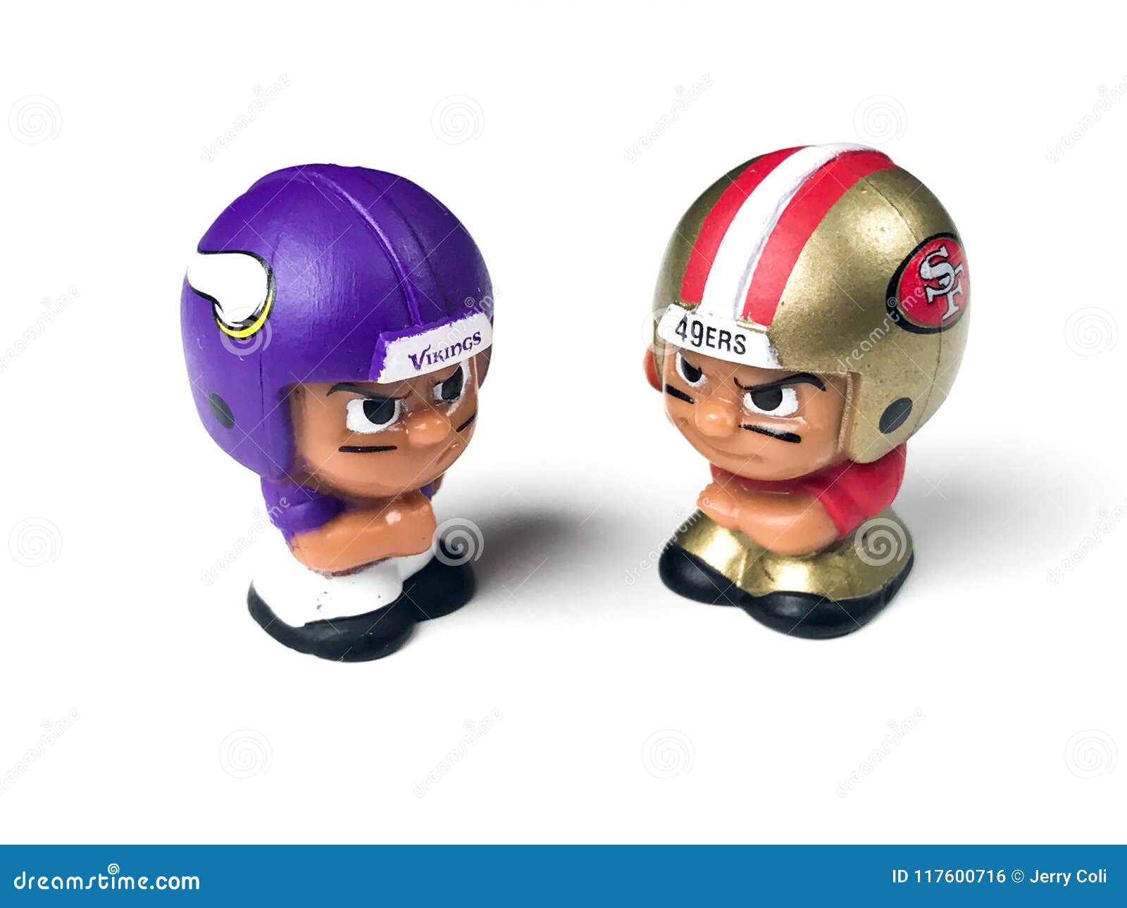 Vikings and 49ers Lil Teammates Toys Editorial Photo Image of