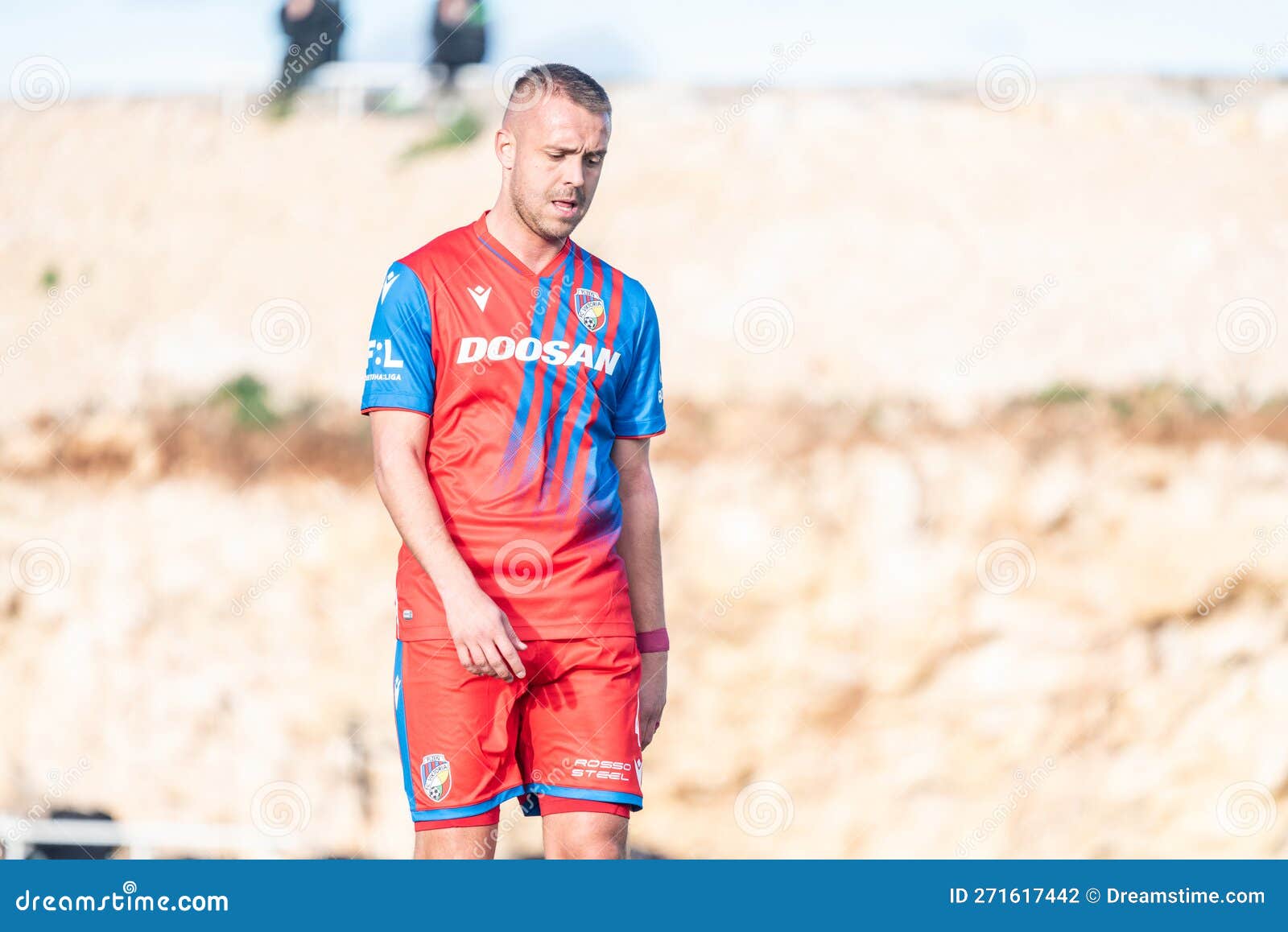 La Nucia, Spain – January 16, 2023. Viktoria Plzen goalkeeper Marian Tvrdon  during club friendly Ferencvaros vs Viktoria Plzen (0-0 Stock Photo - Alamy