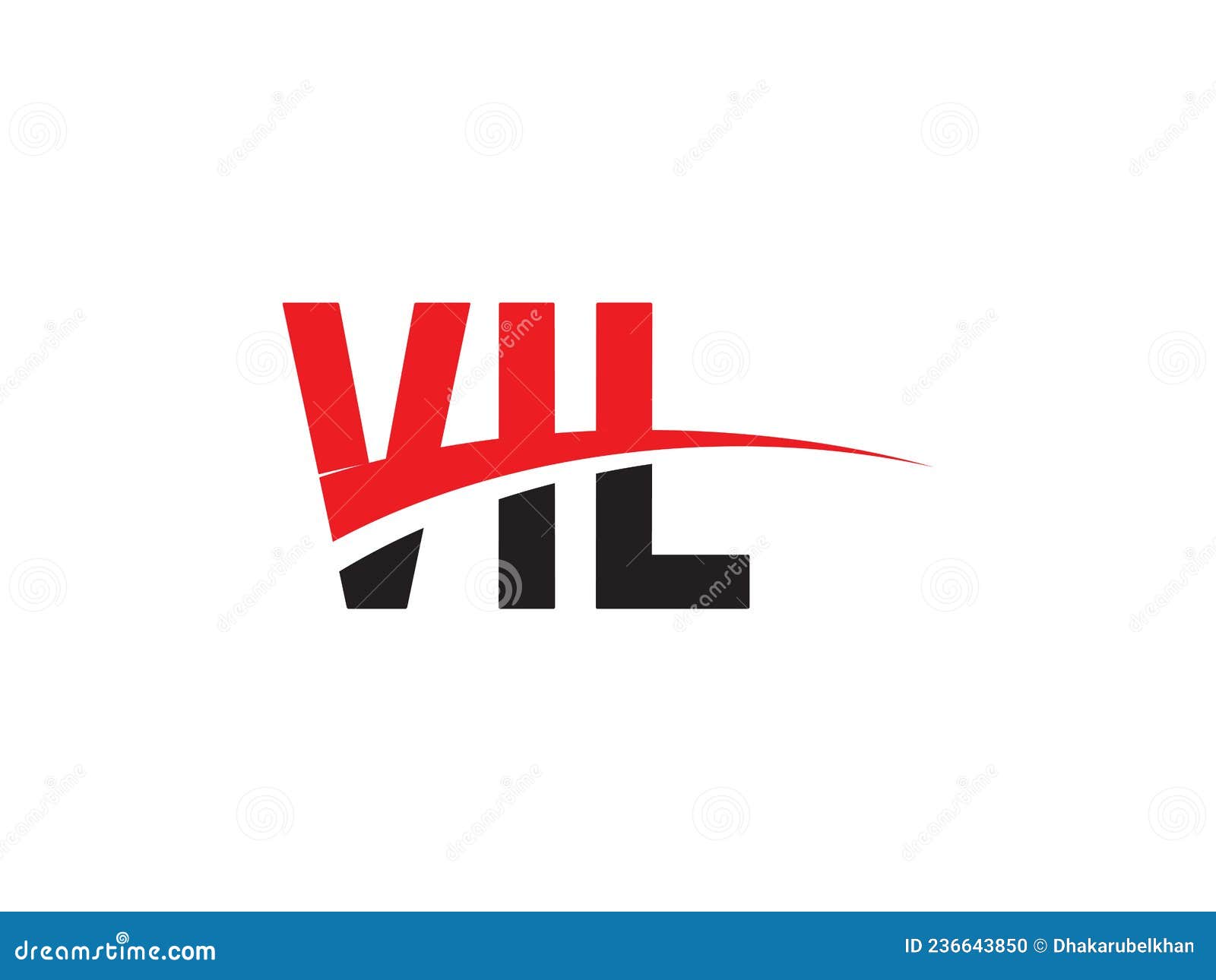 vil letter initial logo   