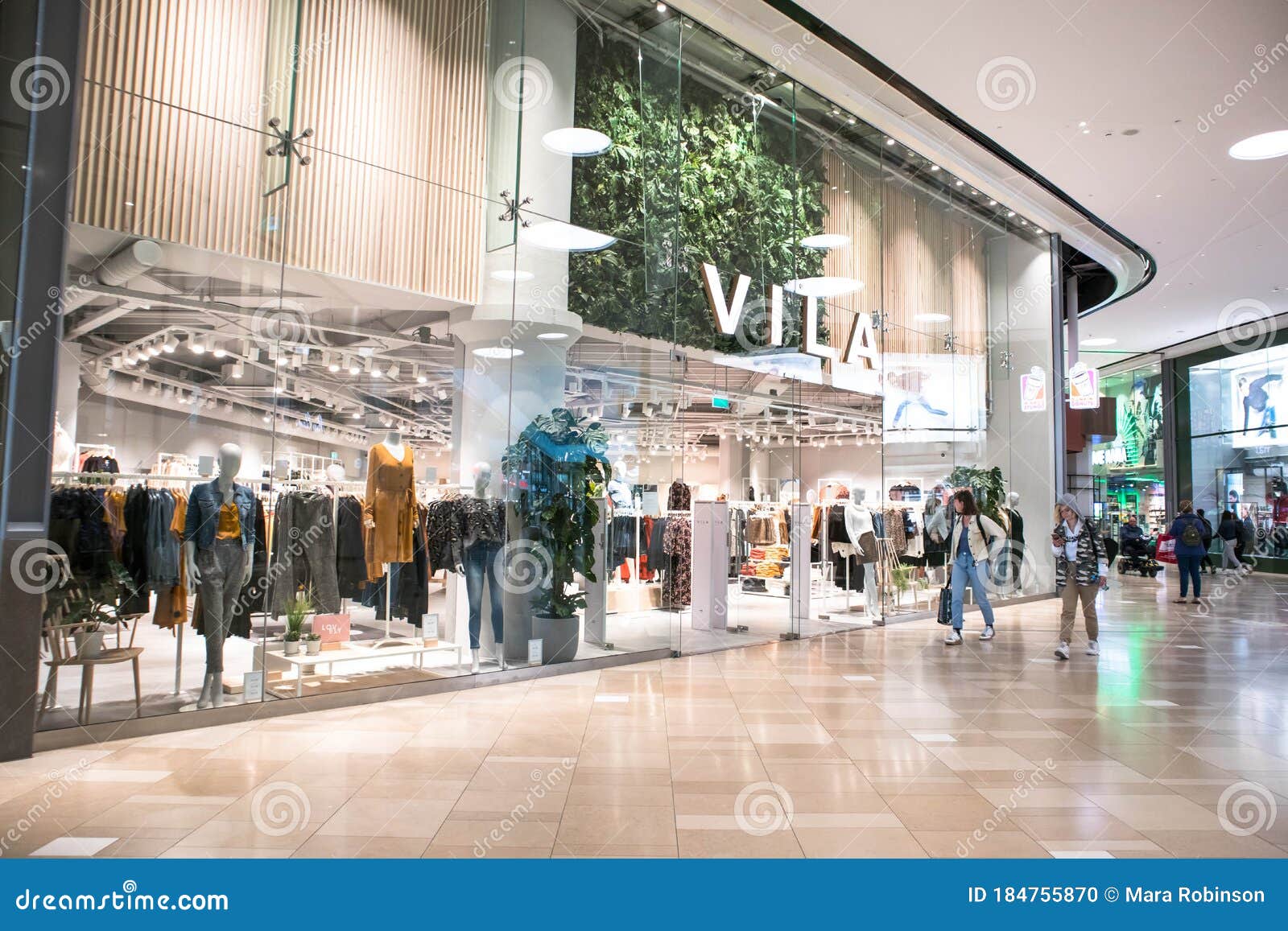 Vila Clothing Shop Showing Window in Modern Shopping Centre Mall Editorial Image - Image of diplay, 184755870