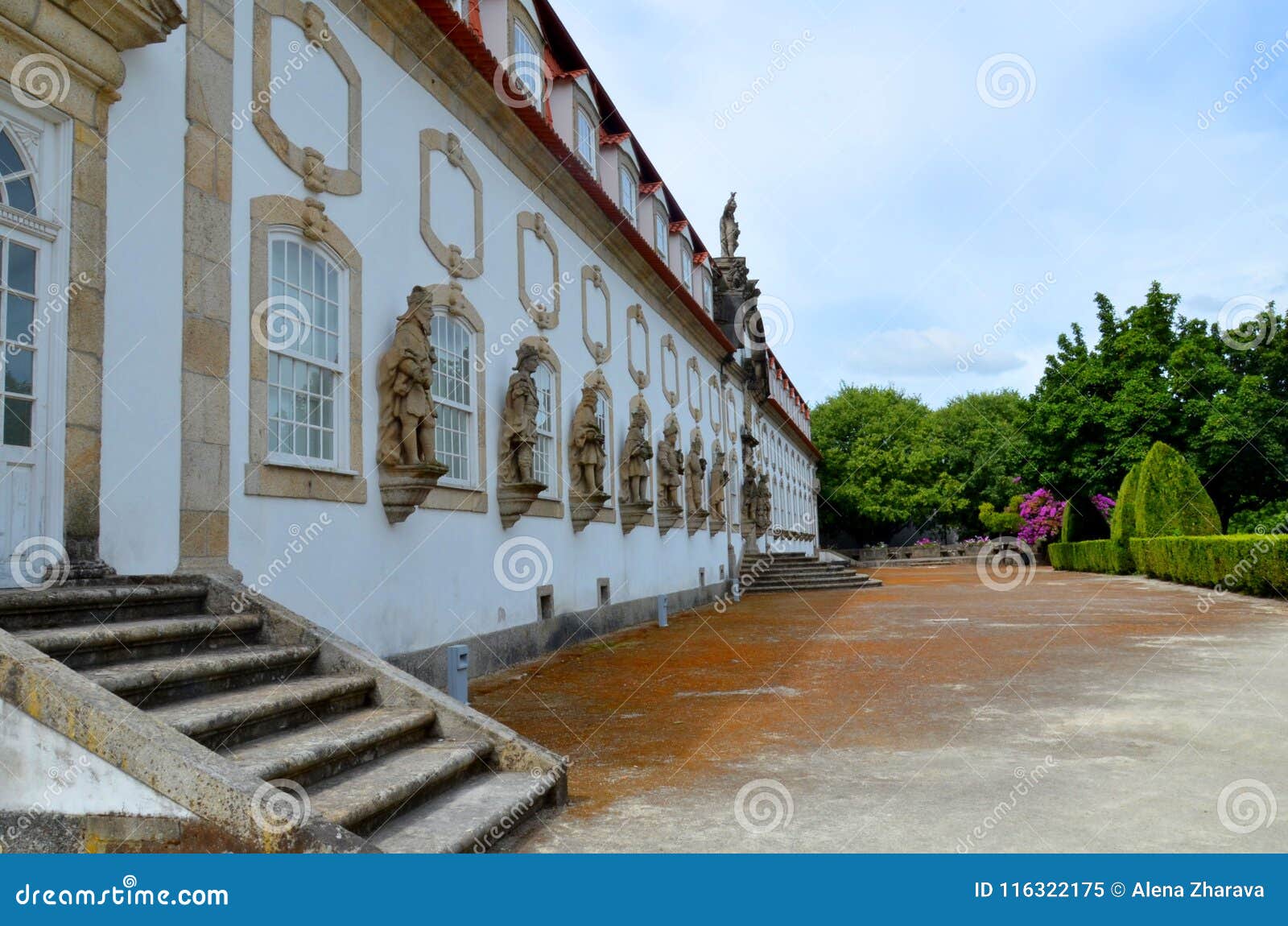 the vila flor palace, guimaraes, portugal.