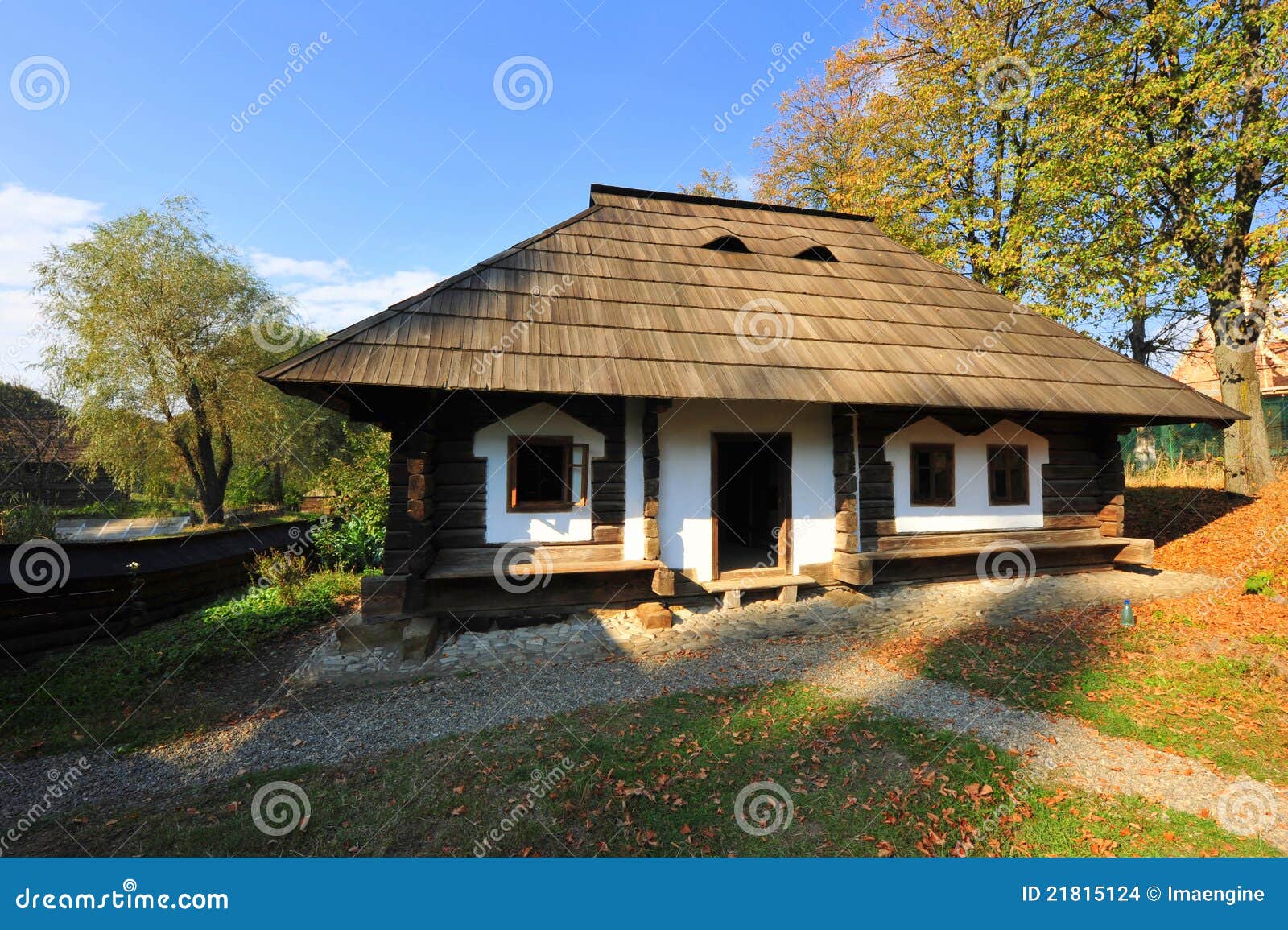 vilalge house from bucovina, romania