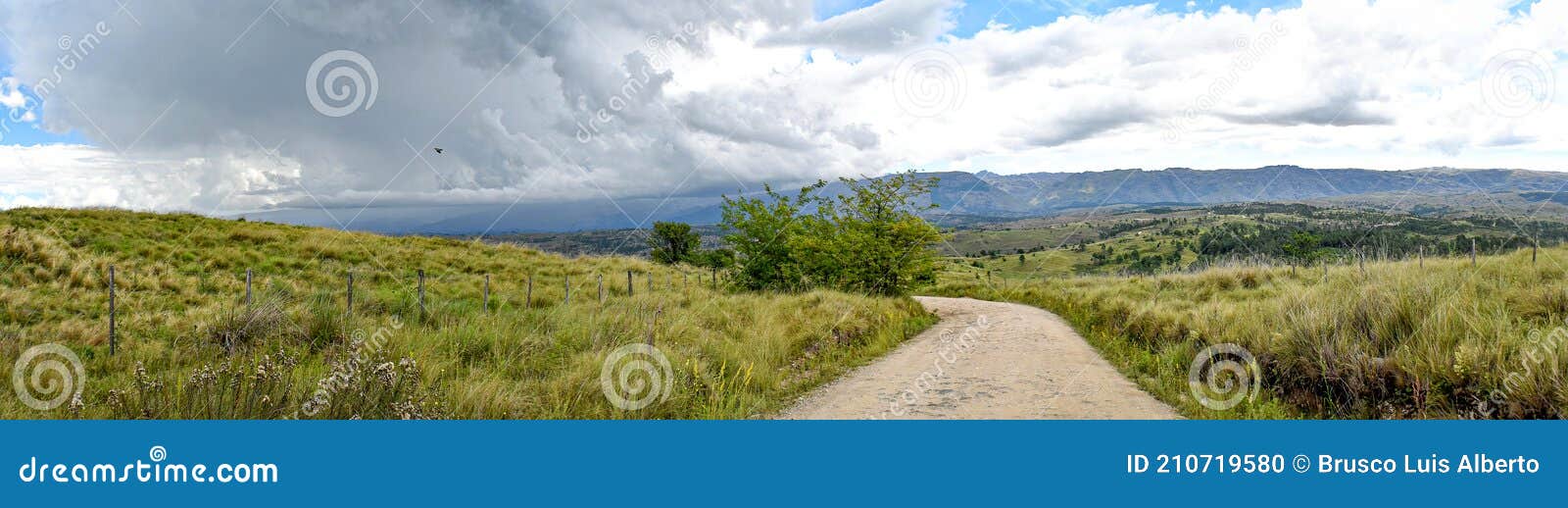 the magnificent landscape around the village of villa alpina alpes village in calamuchita, cordoba, argentina