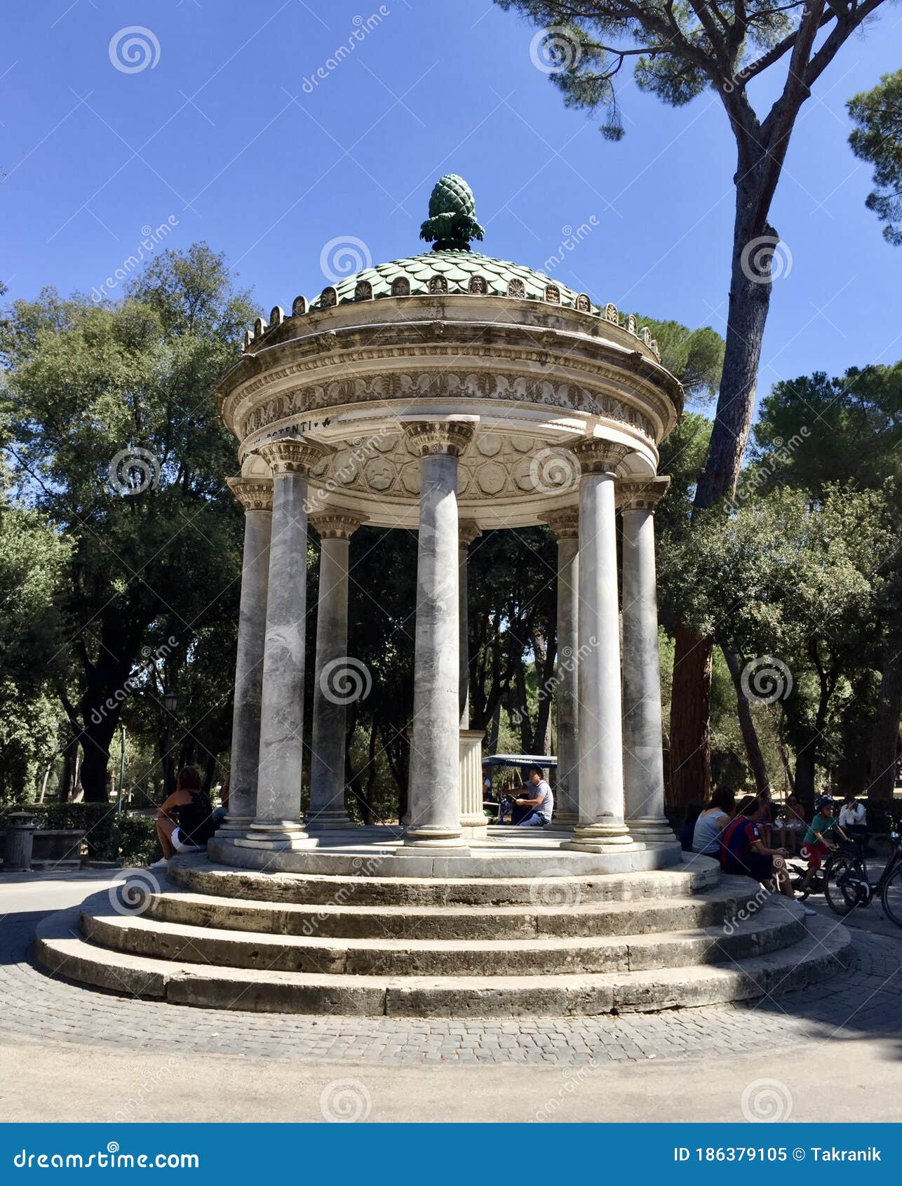 Villa Borghese Gardens, Rome,Italy. Editorial Image - Image of tourism ...