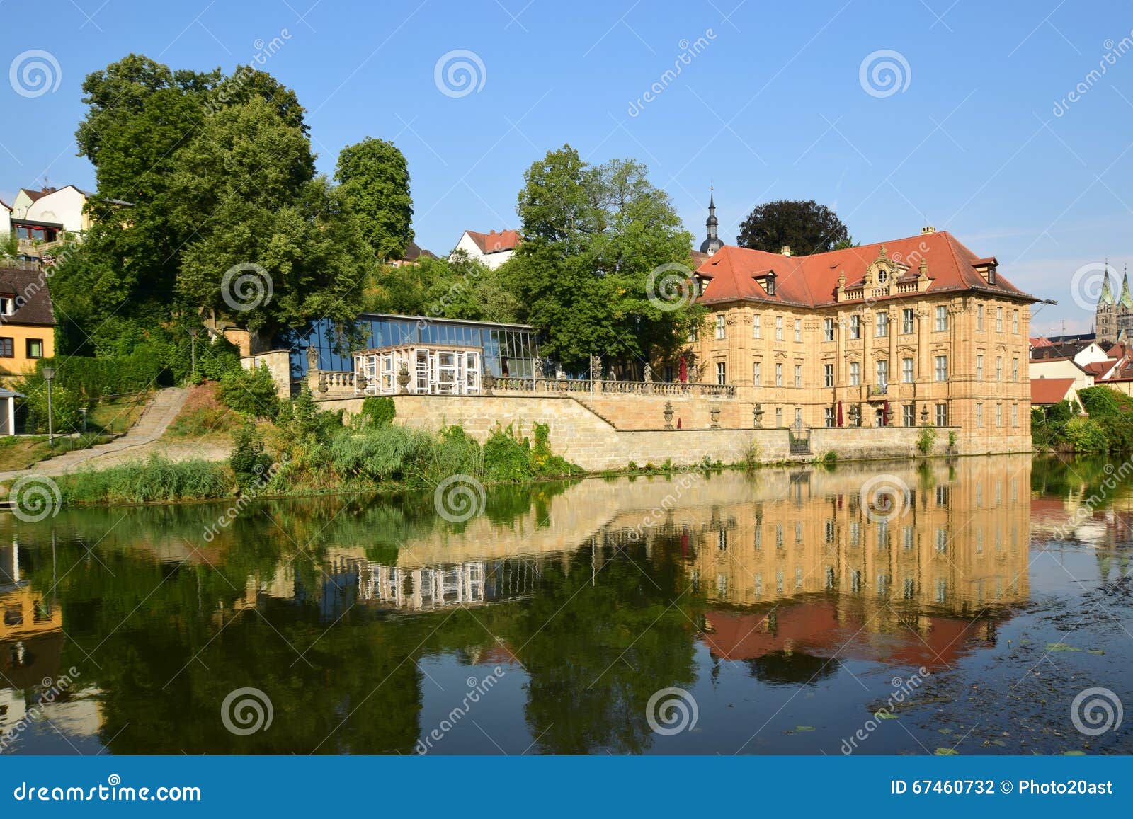 Villa Concordia in Bamberg, Germany Editorial Photography Image of