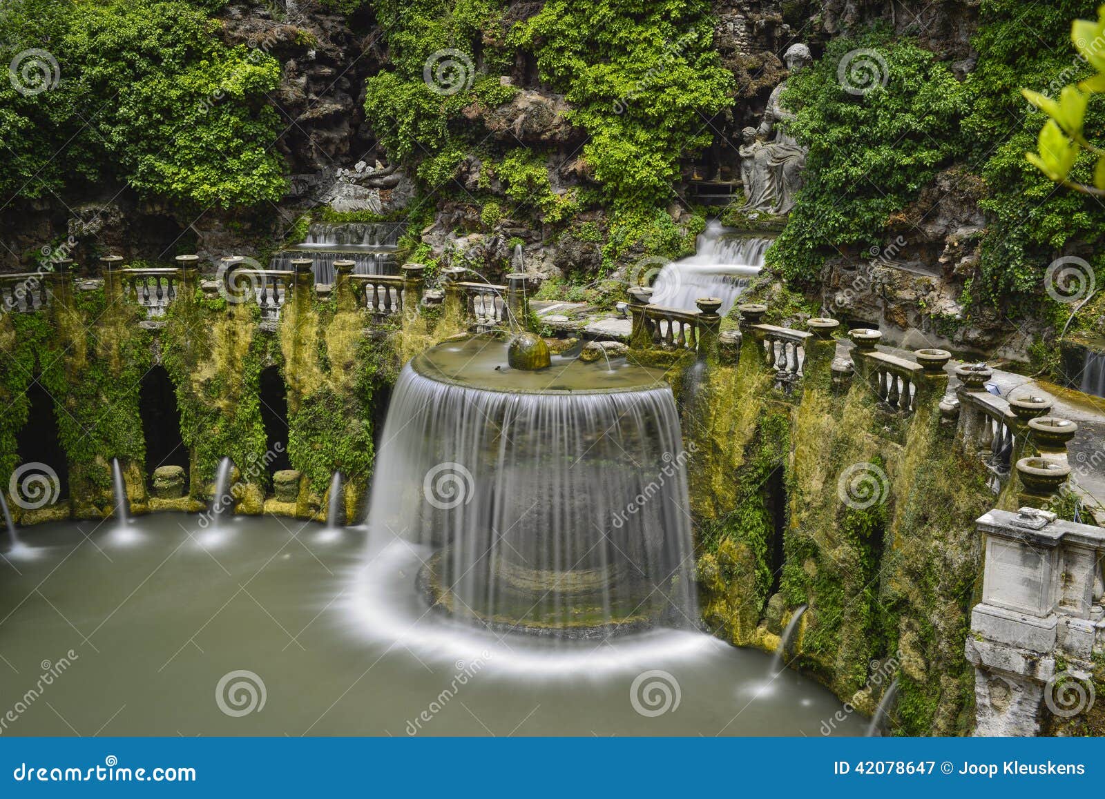 villa d este in tivoli, italy, europe